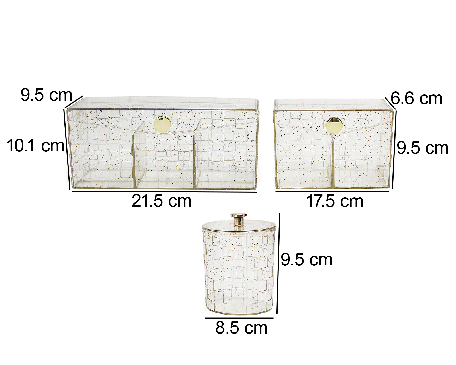Foto 6 | Foto 6 | Organizador para Maquillaje de Plástico +Simple Ópalo Transparente