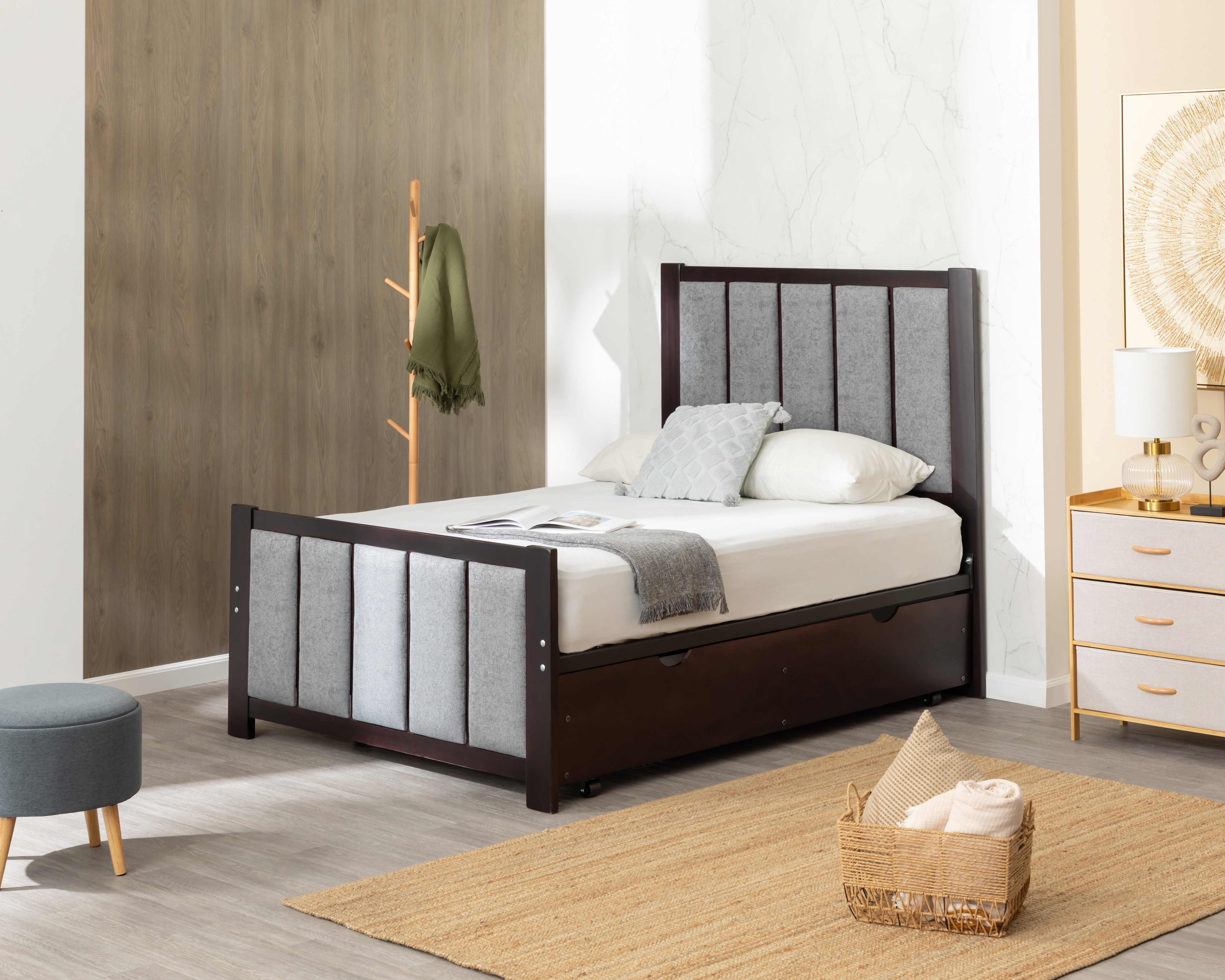 Cama Matrimonial Barcelona de Madera
