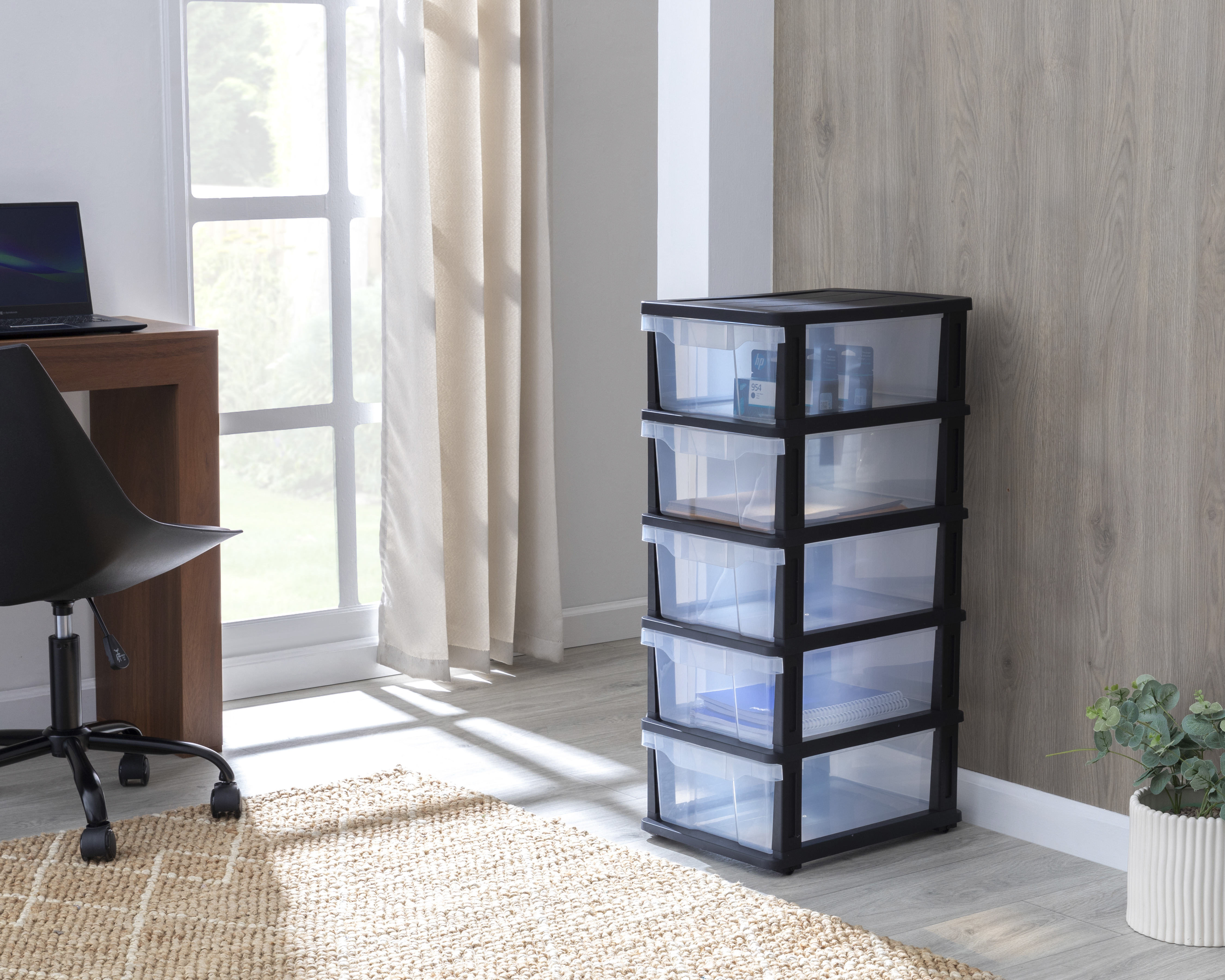 Cajonera de Polipropileno +Simple Ari Transparente