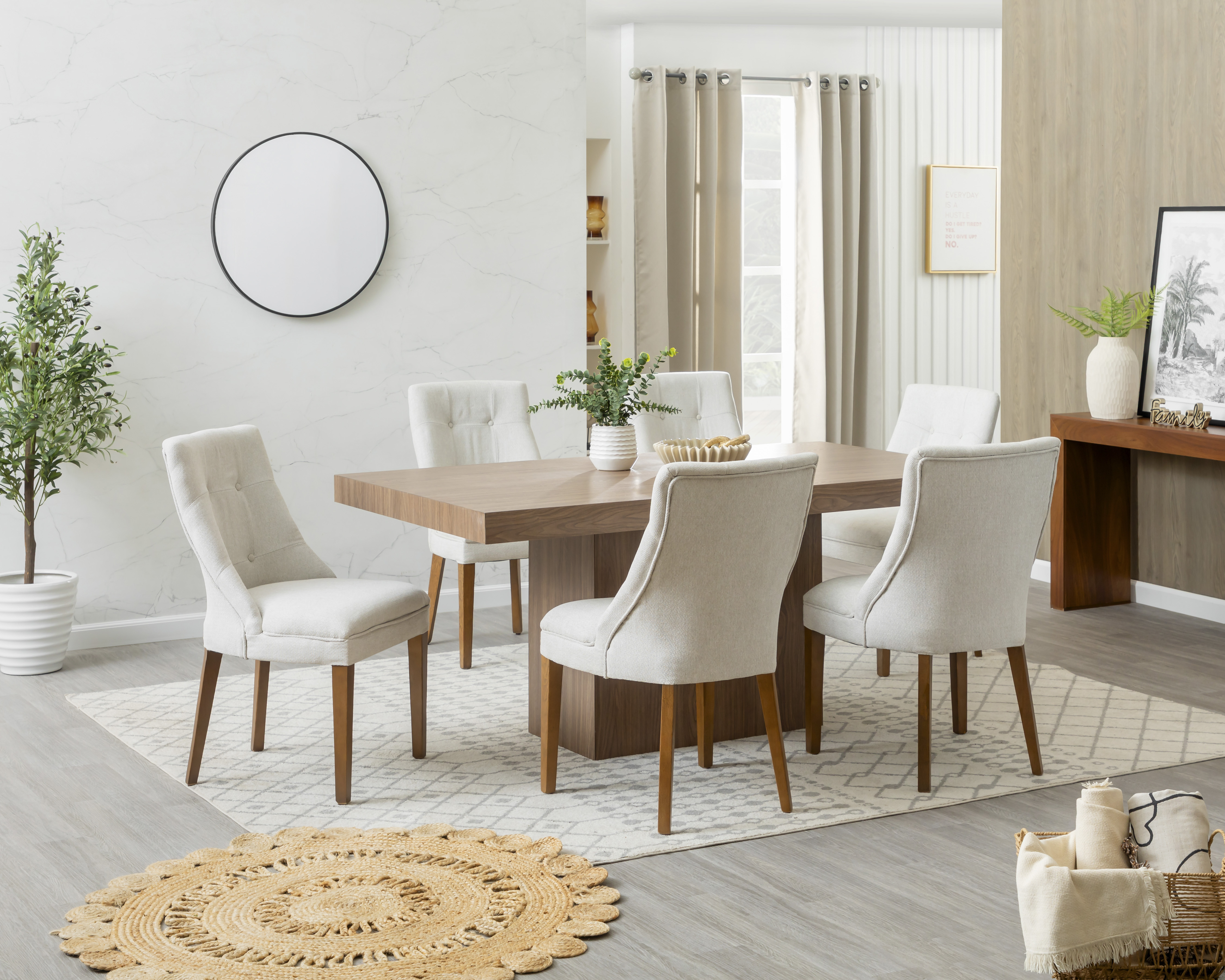 Comedor Travis con 6 Sillas