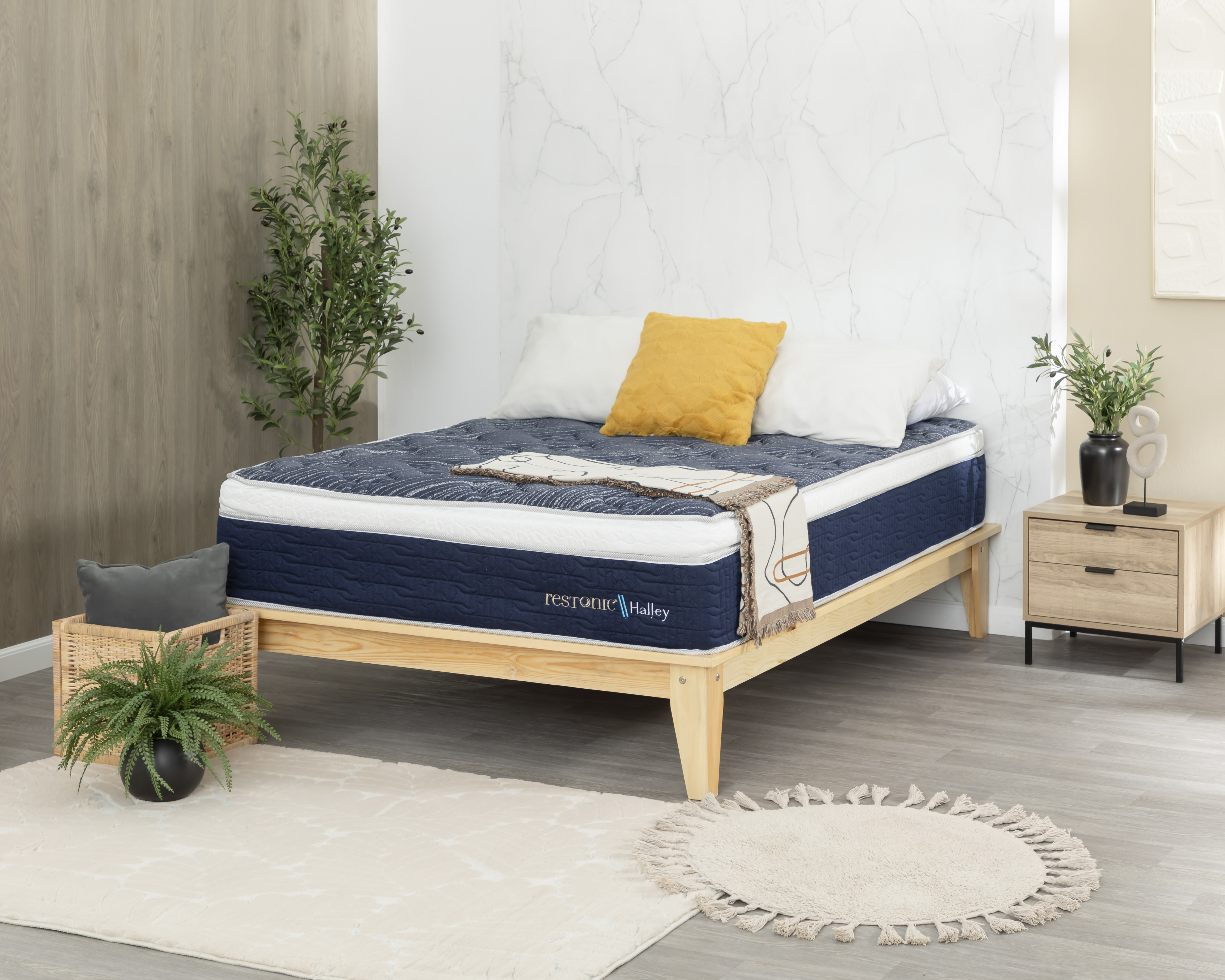 Colchón Matrimonial Restonic Halley