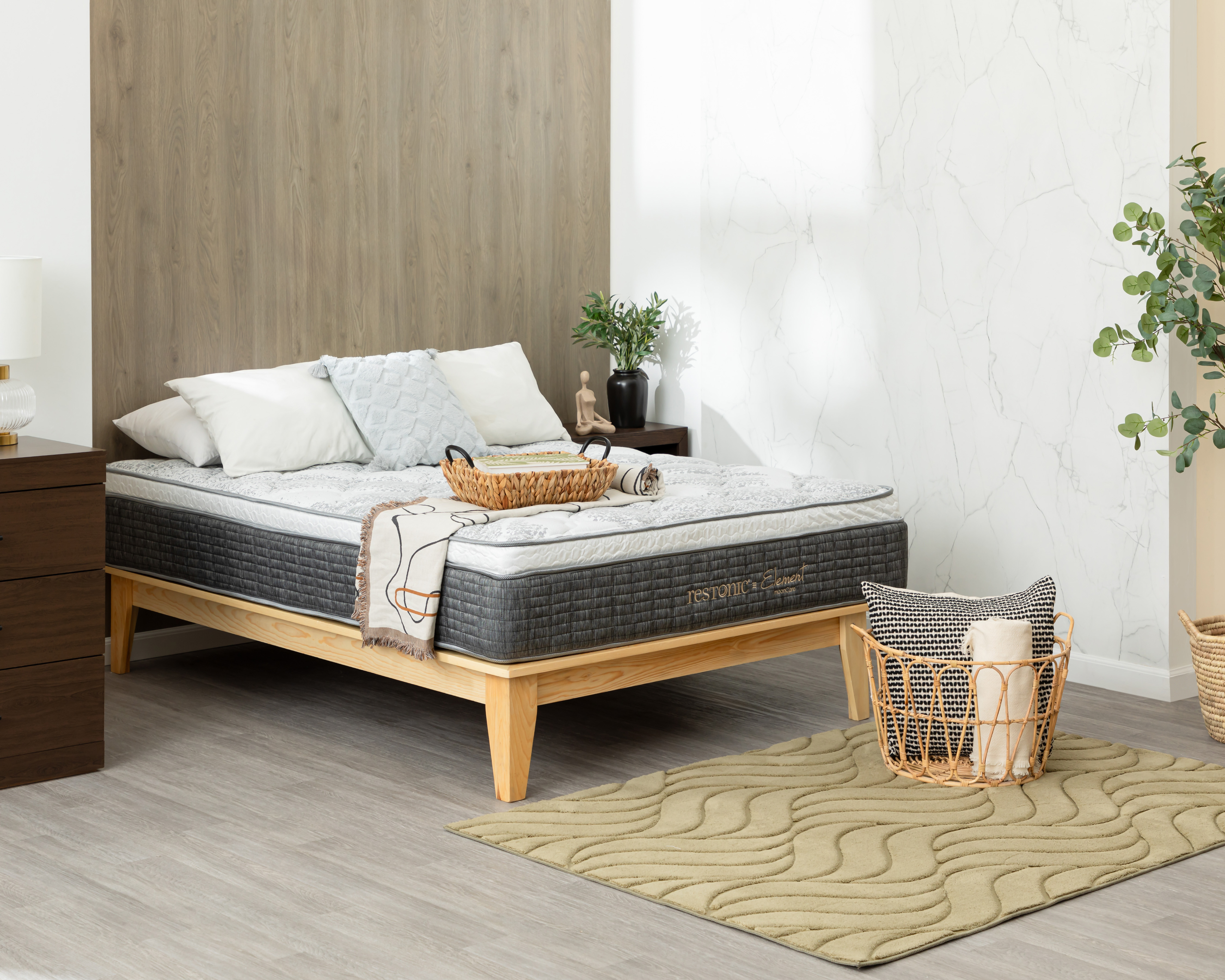 Foto 2 pulgar | Foto 1 | Colchón Queen Size Restonic Element