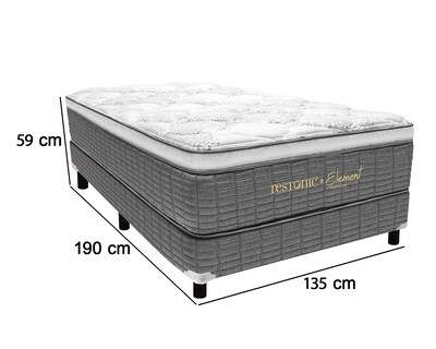 Foto 6 | Foto 6 | Juego de Colchón y Box Matrimonial Restonic Element