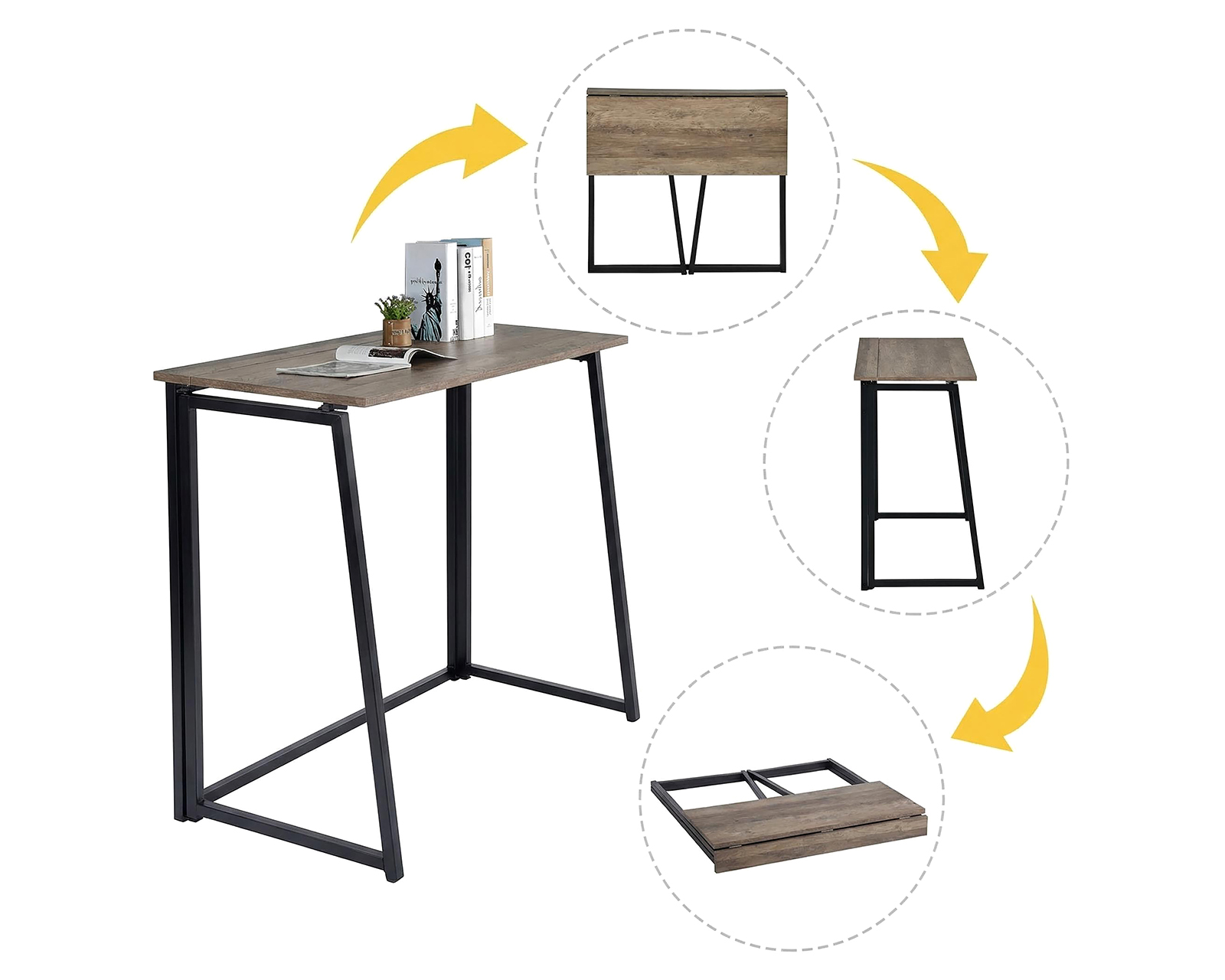 Foto 8 pulgar | Foto 7 | Escritorio de Metal Orlando Café