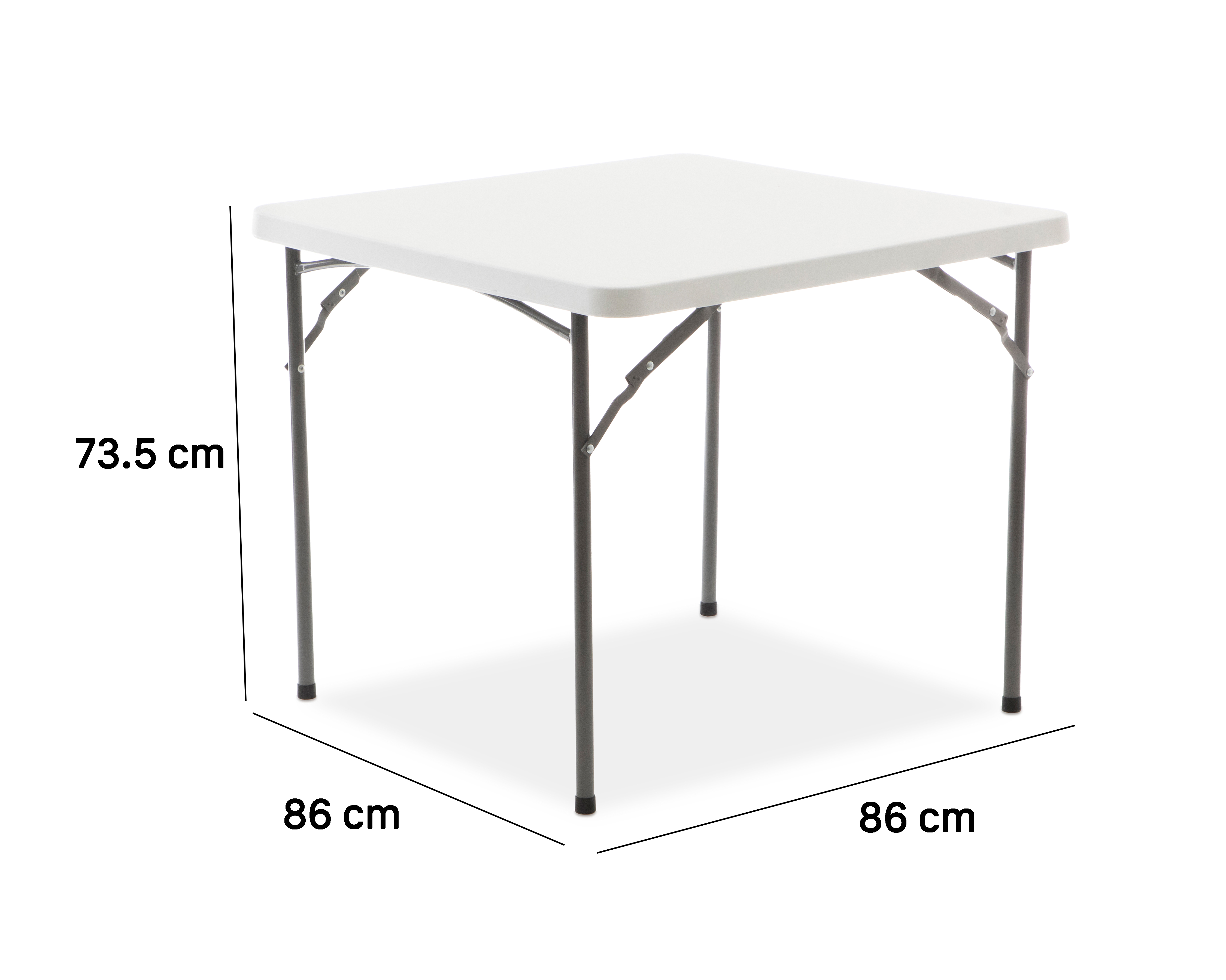 Foto 8 pulgar | Foto 7 | Mesa Plegable Cuadrada Congo Cancún 86 x 86 cm