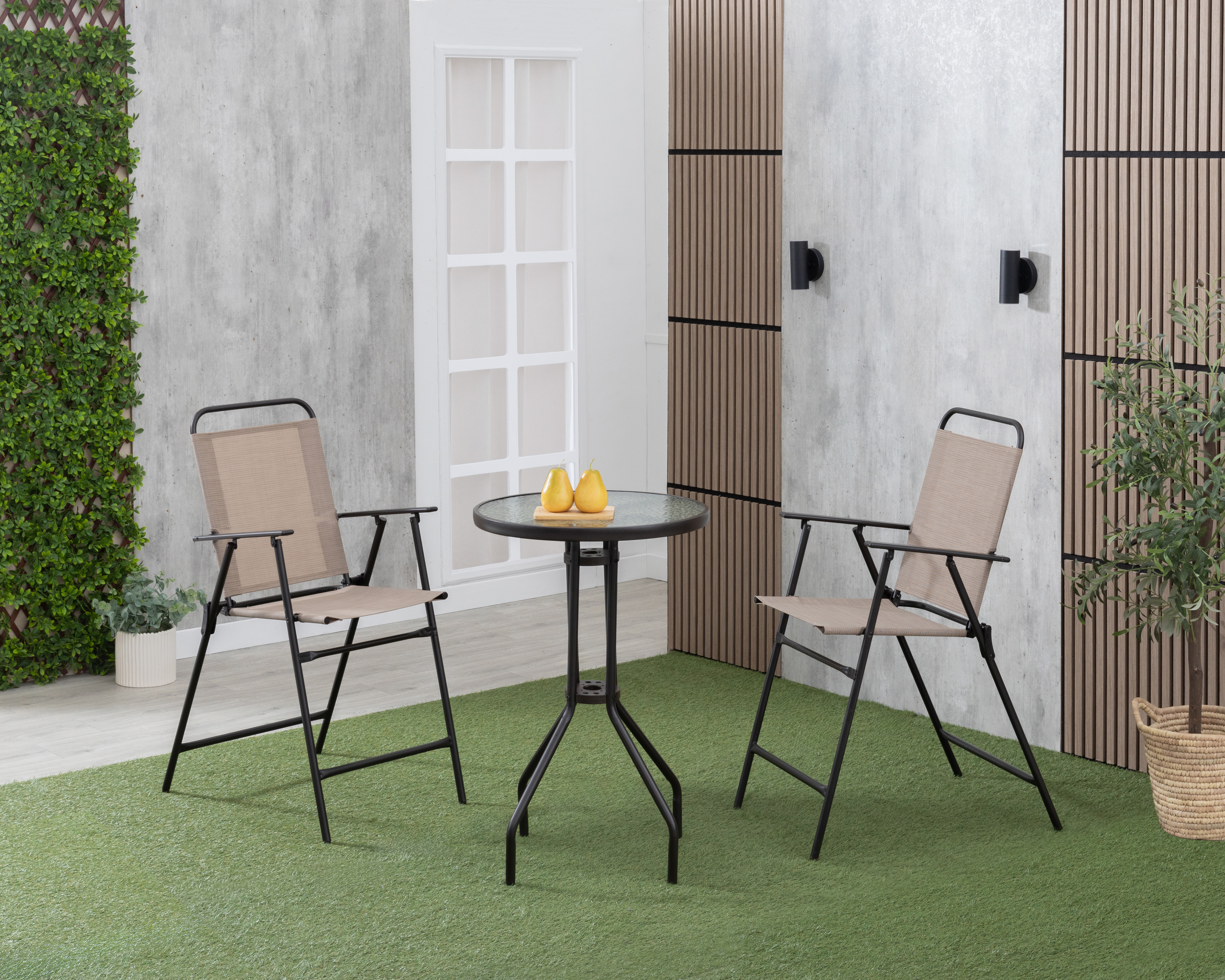 Juego de Jardín Contemporáneo Congo Belice 3 Piezas