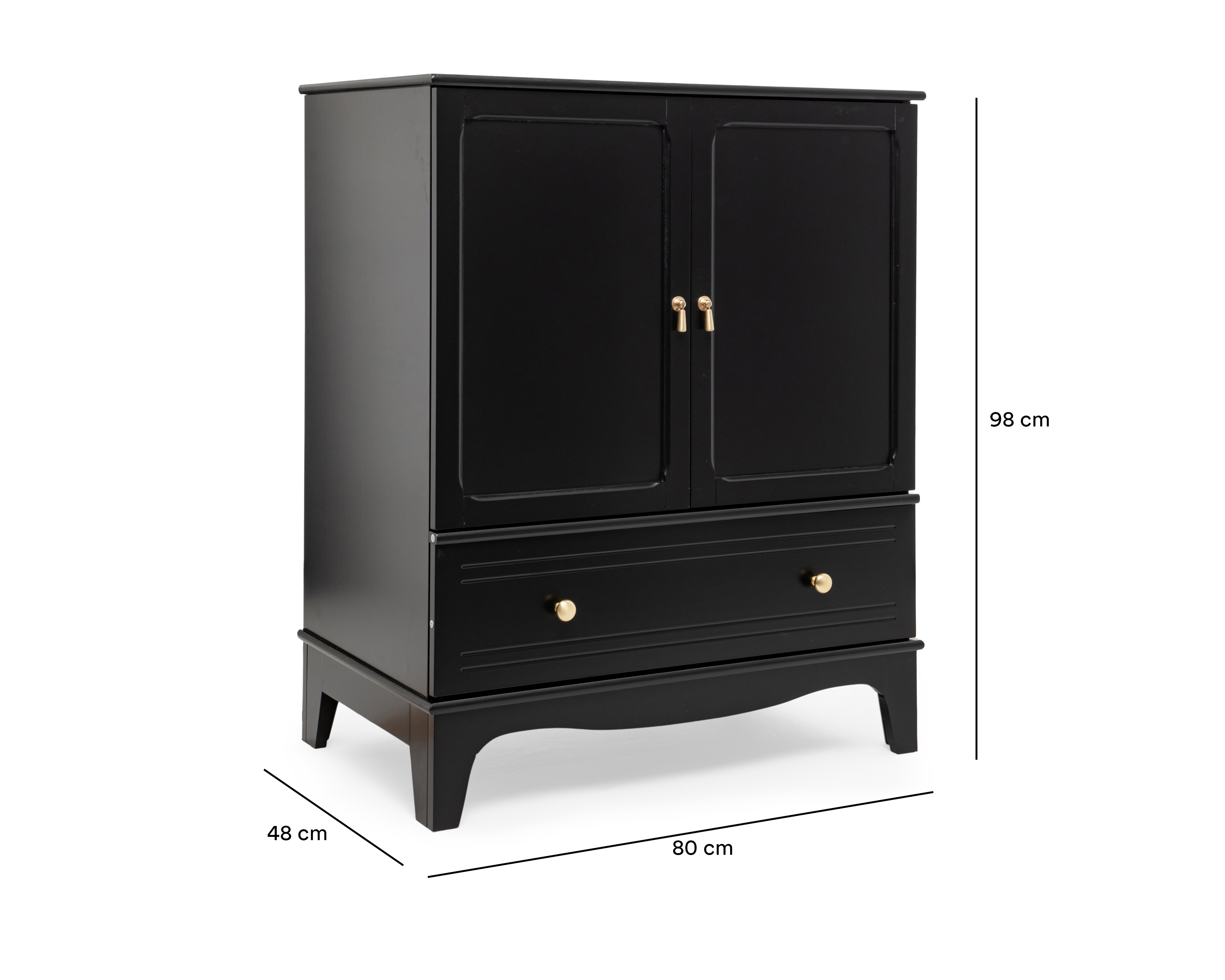 Foto 6 | Foto 6 | Bufetera con Puertas Montenegro Negra