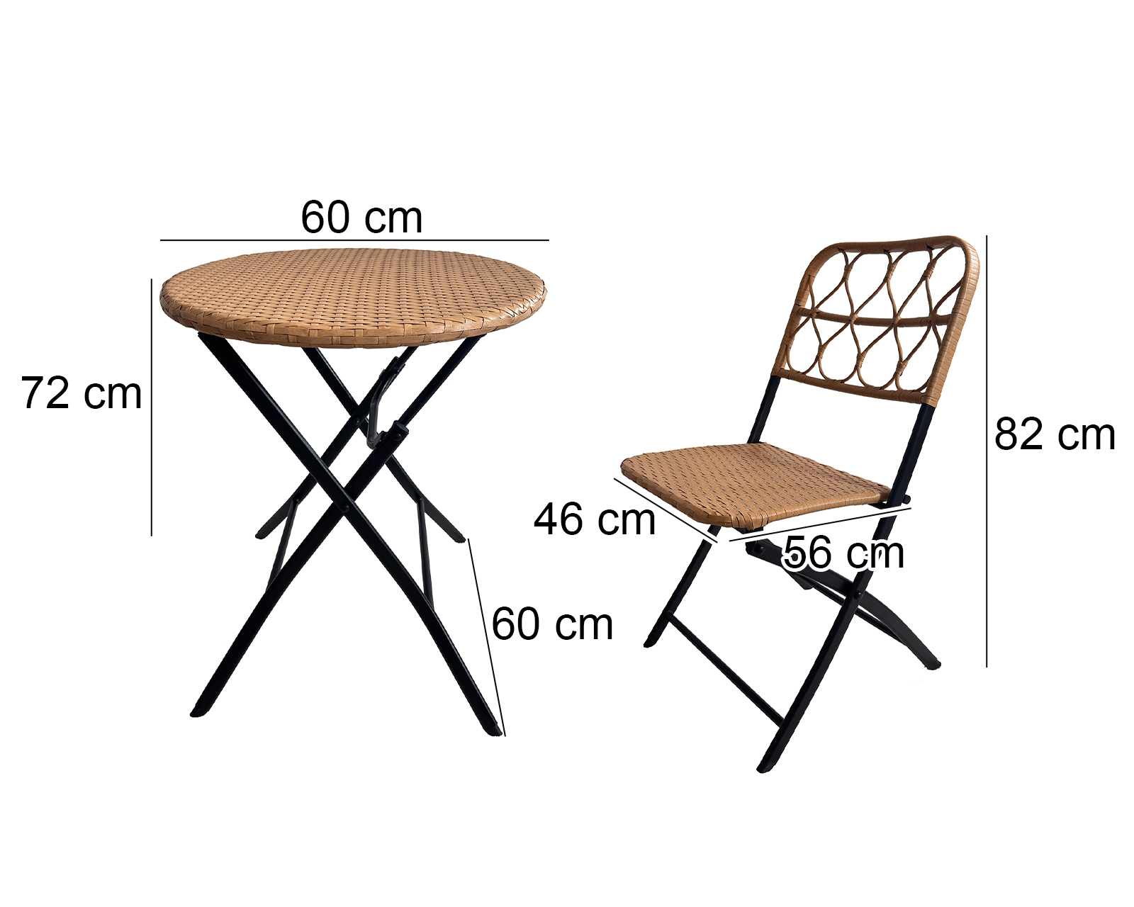 Foto 5 pulgar | Foto 4 | Juego de Jardín Plegable Congo Maya 3 Piezas