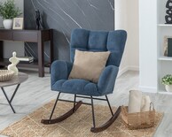 Silla Mecedora Acojinada Ikal Nebraska