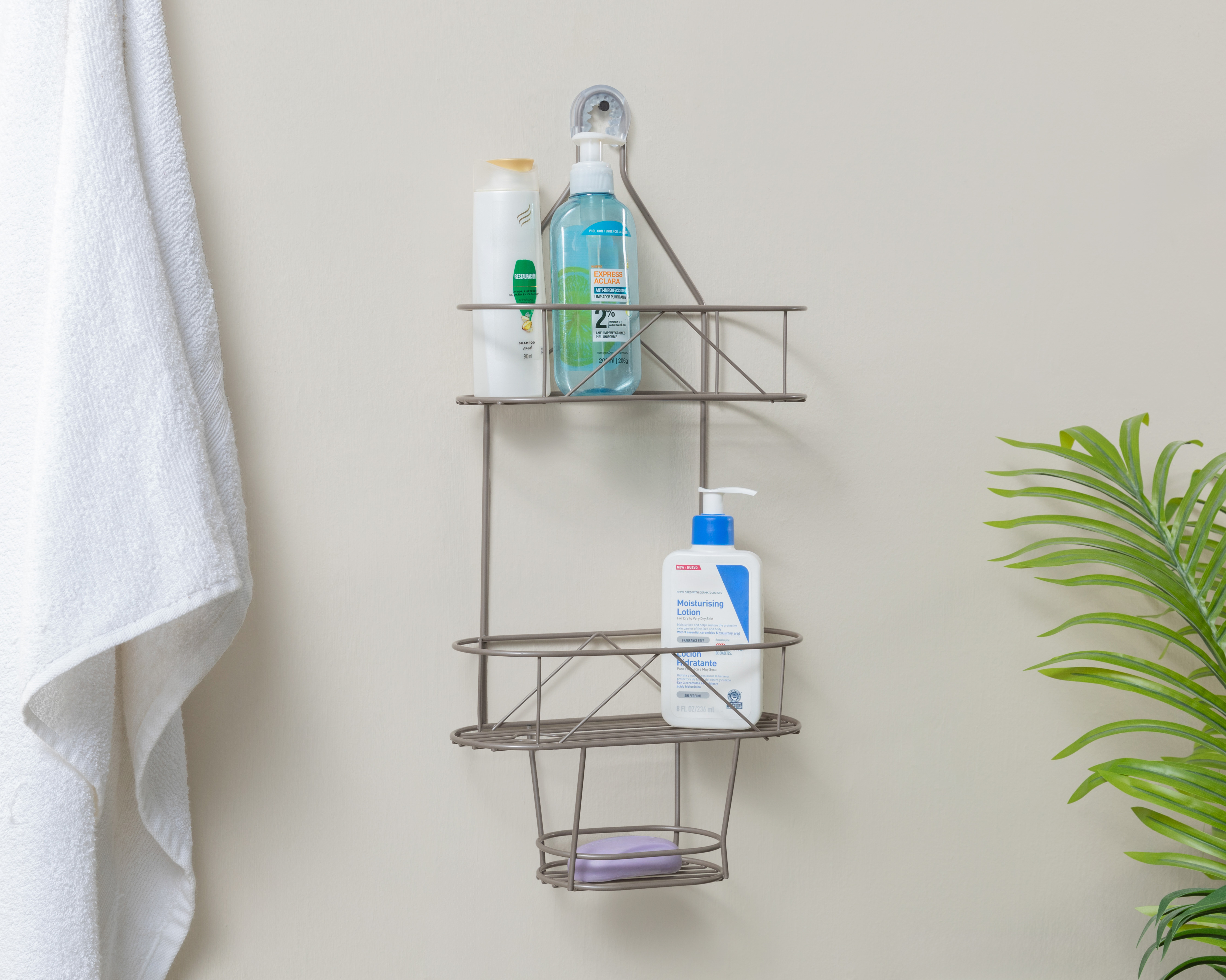 Organizador de Regadera Bath Styles de Alambre de Acero