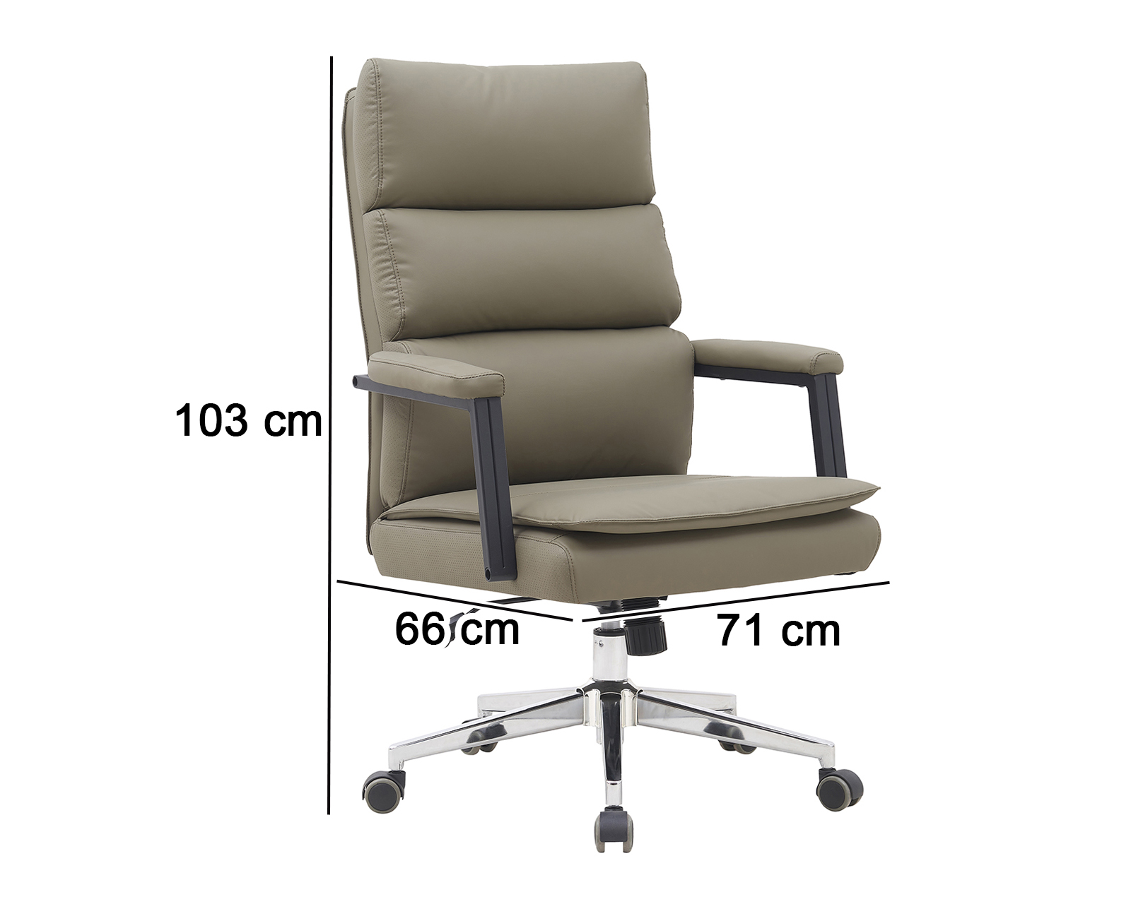 Foto 8 pulgar | Foto 7 | Silla de Oficina Atenas Gris