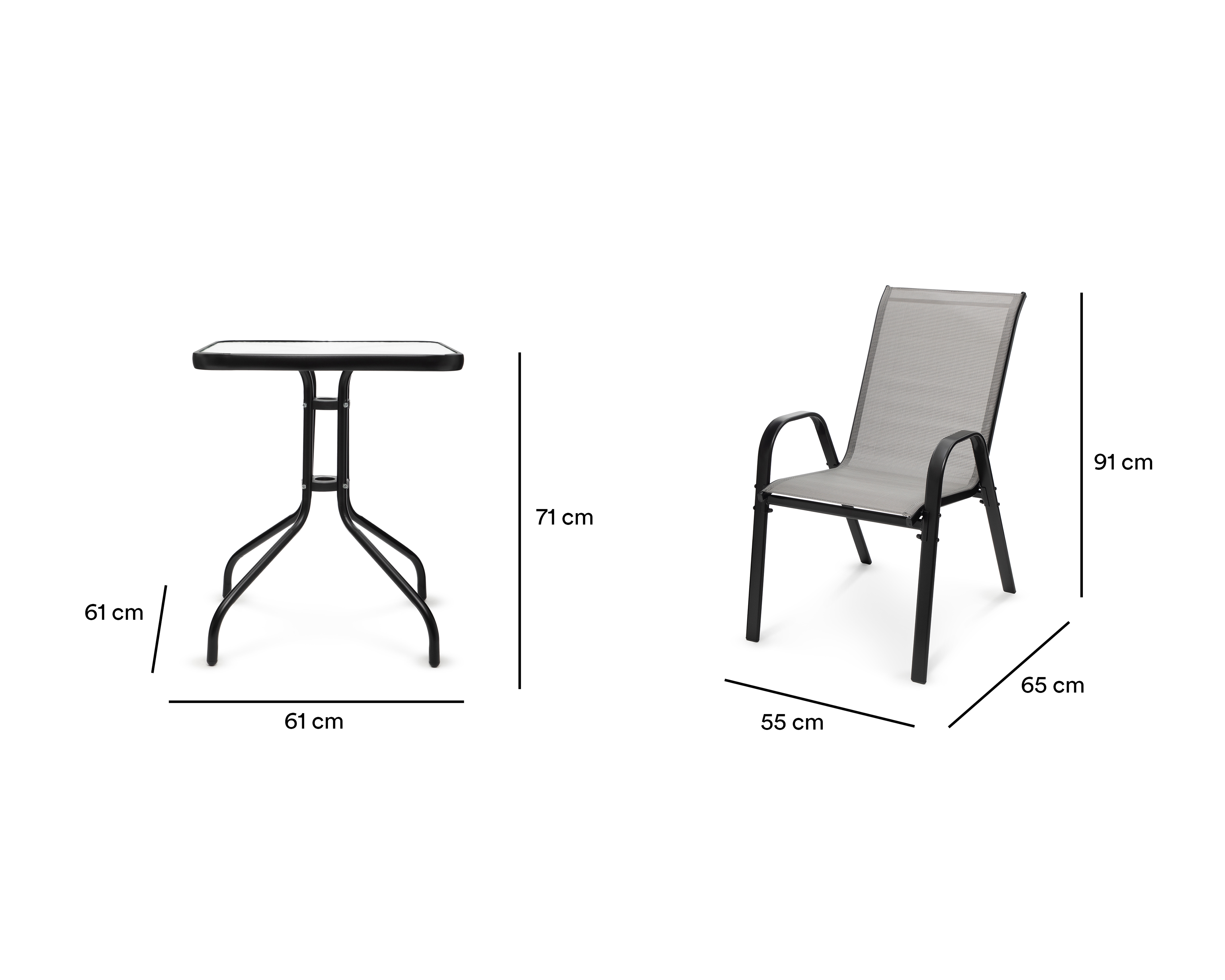 Foto 7 pulgar | Foto 6 | Juego de Jardín de Metal Congo Mallorca 3 Piezas