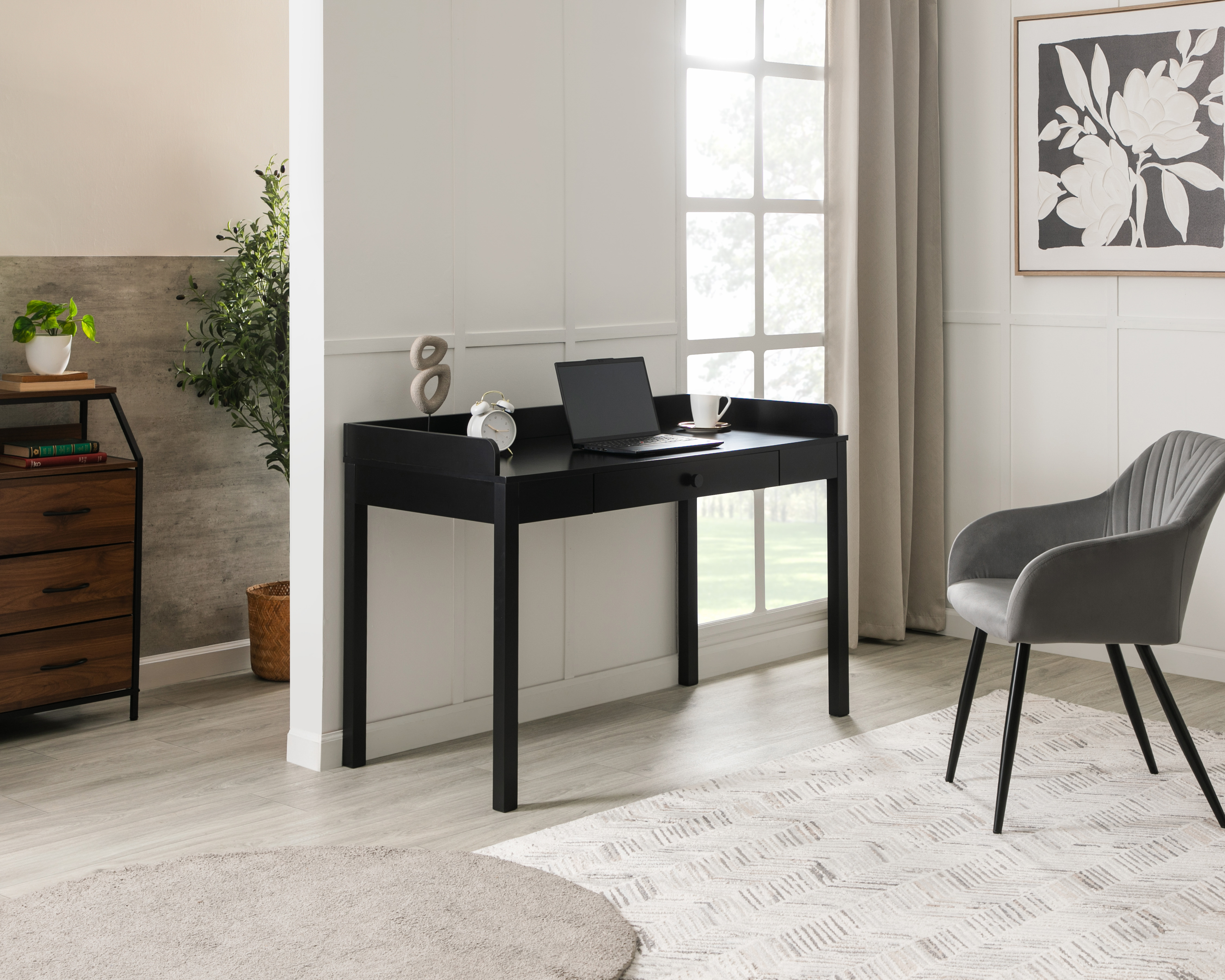 Escritorio de Madera Varsovia Negro