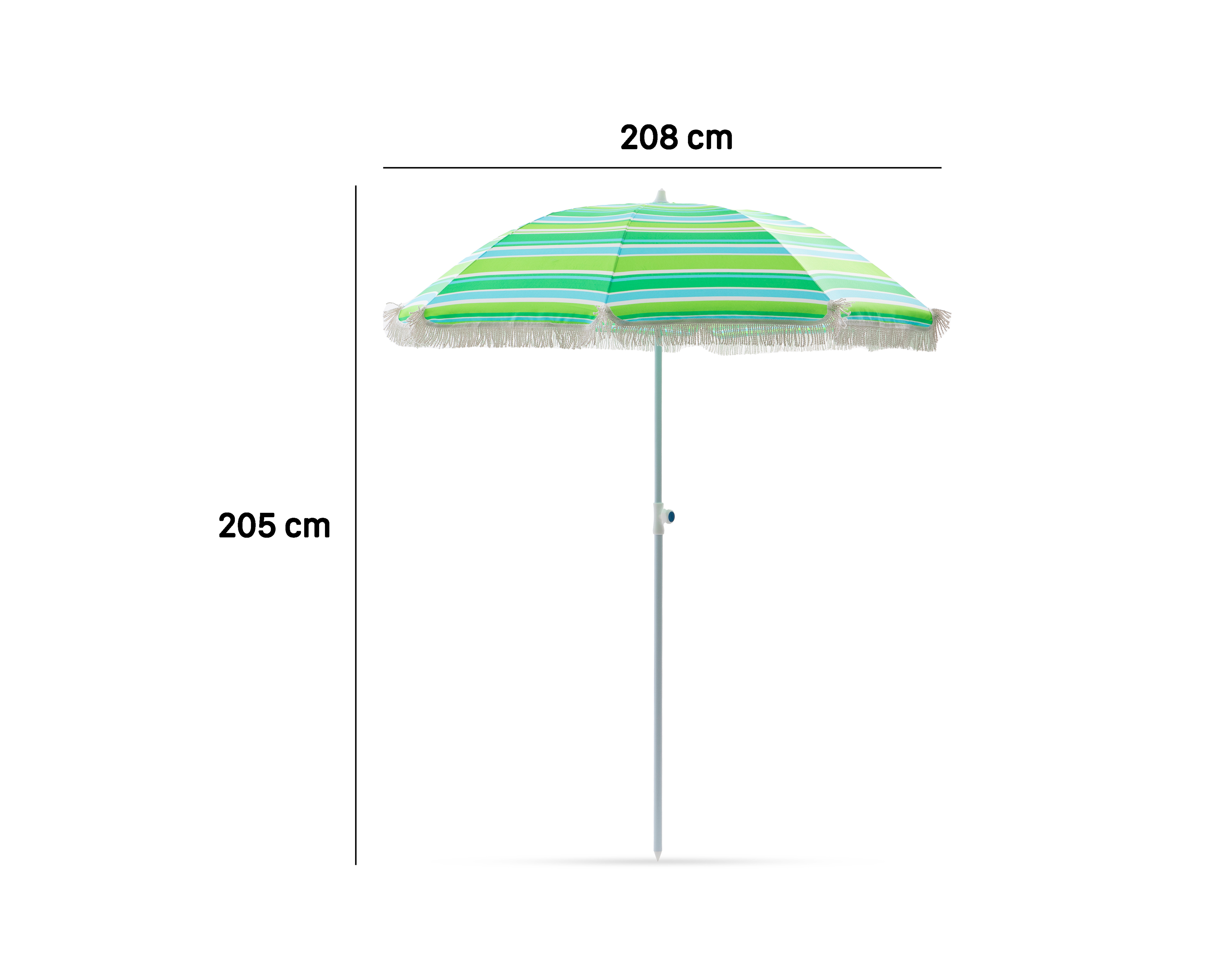 Foto 7 pulgar | Foto 6 | Sombrilla para Playa Verde Congo Guinea Tropical