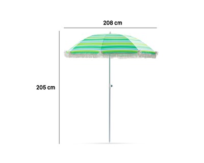 Foto 6 | Foto 6 | Sombrilla para Playa Verde Congo Guinea Tropical