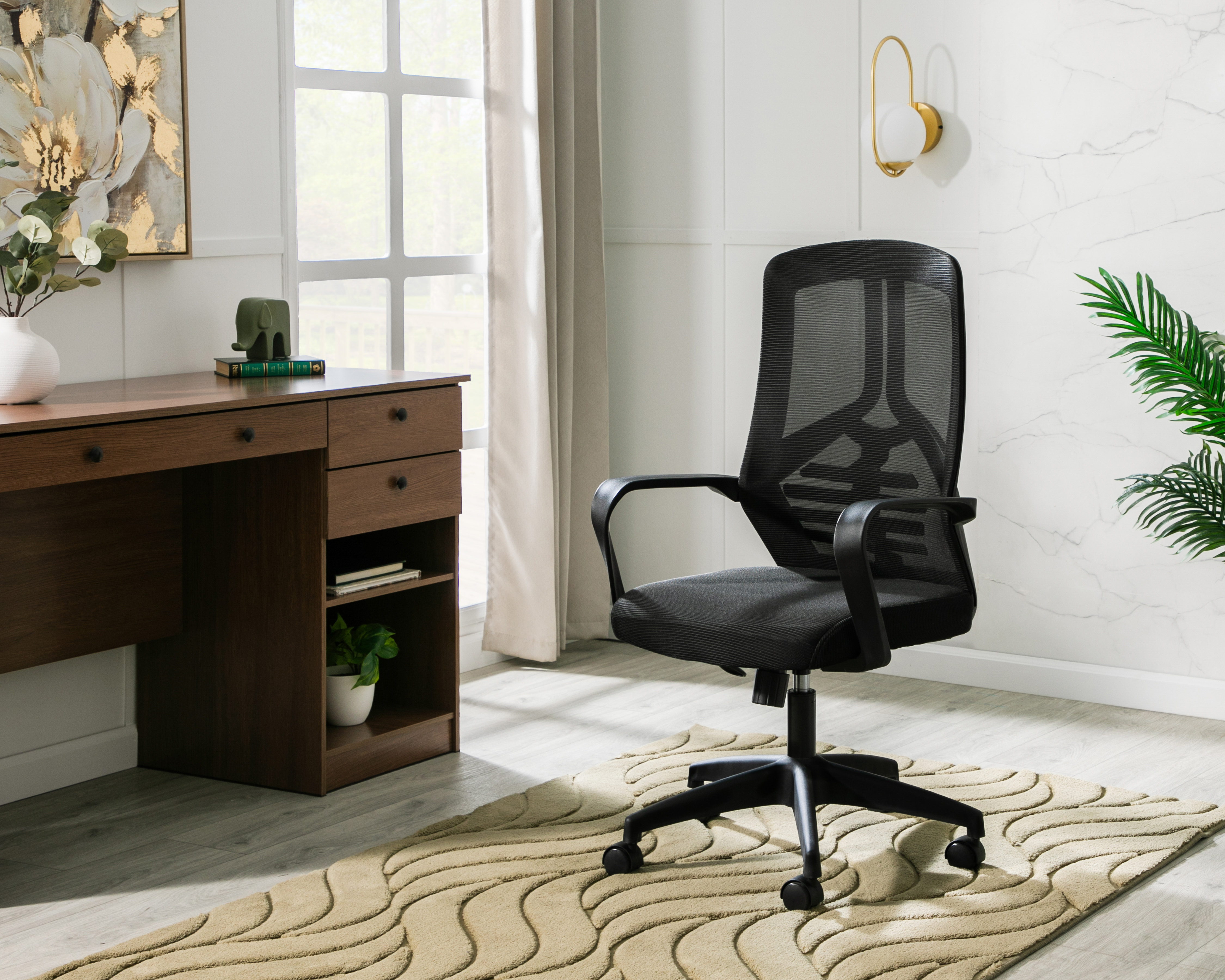 Silla de Oficina Moldavia Negra