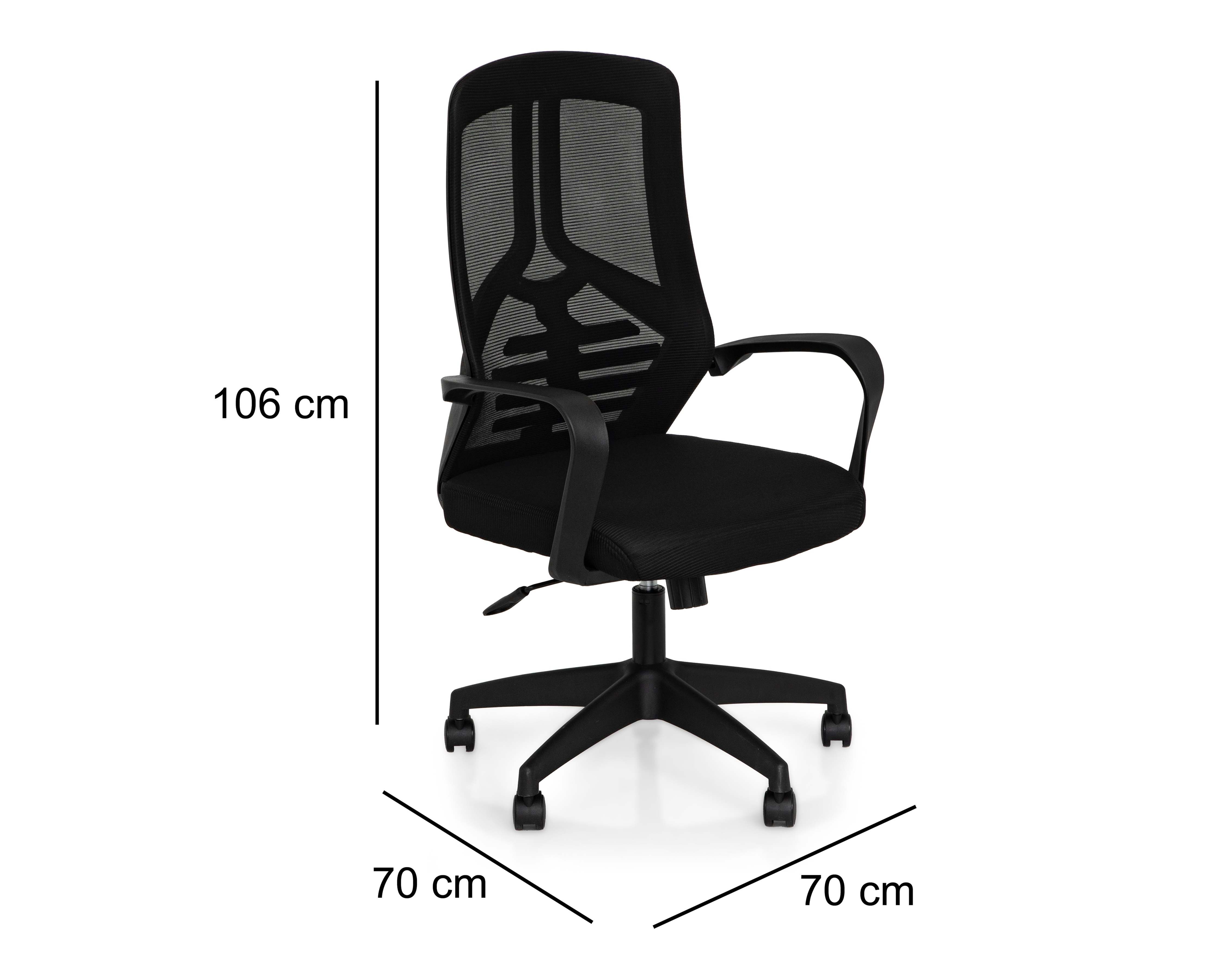 Foto 6 | Foto 6 | Silla de Oficina Moldavia Negra