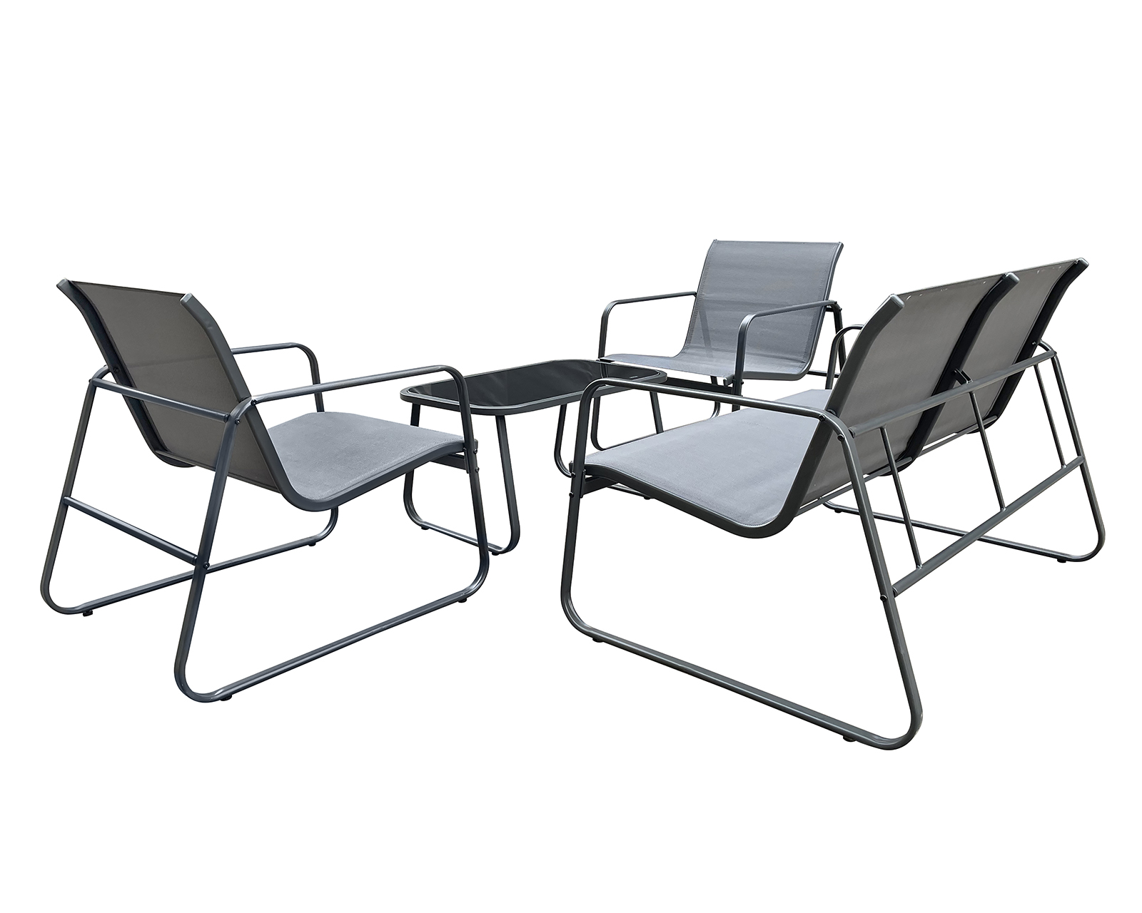 Foto 3 pulgar | Foto 2 | Juego de Jardín Gris Congo Tailandia 4 Piezas