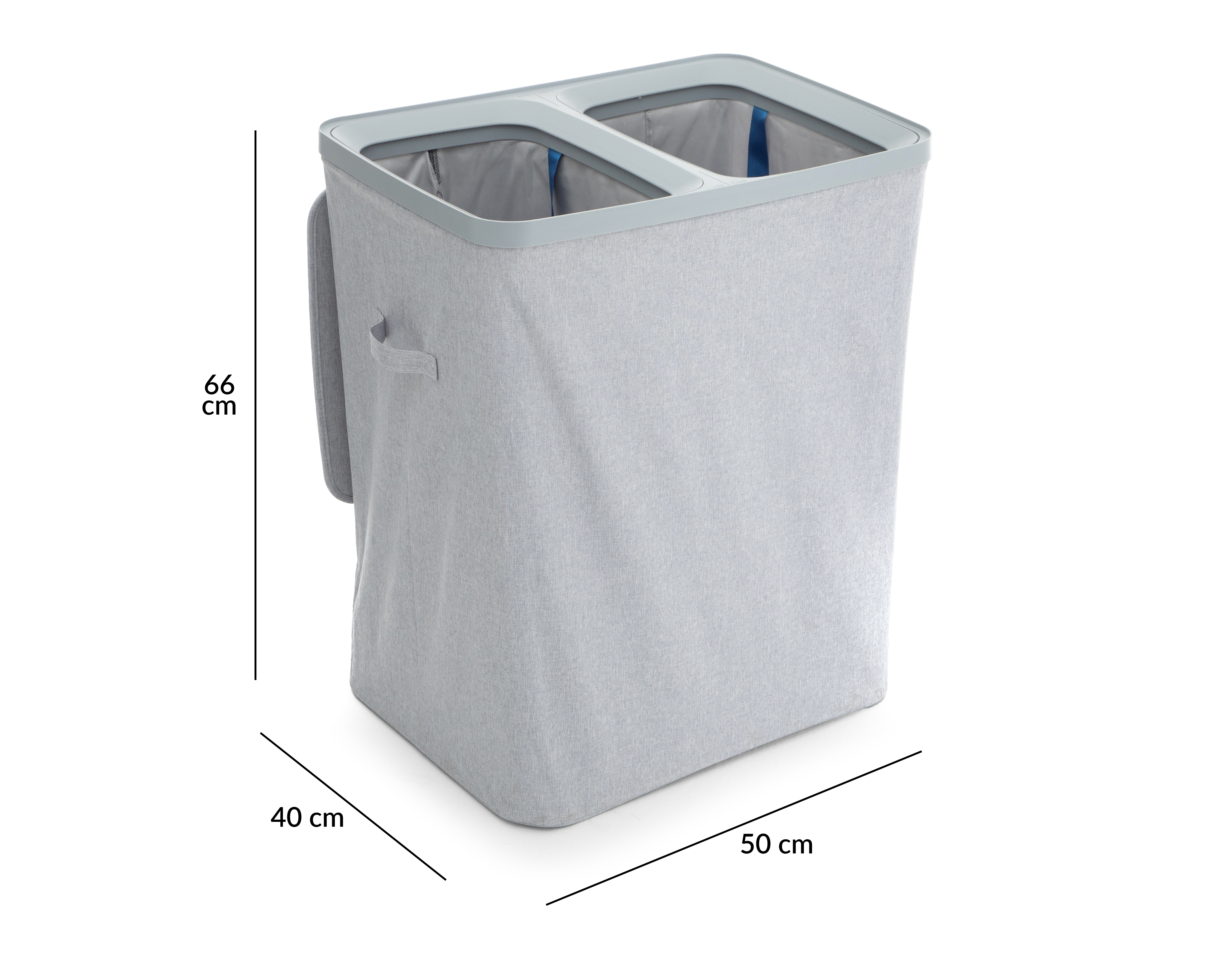 Foto 6 pulgar | Foto 5 | Cesto de Lavandería +Simple Gris