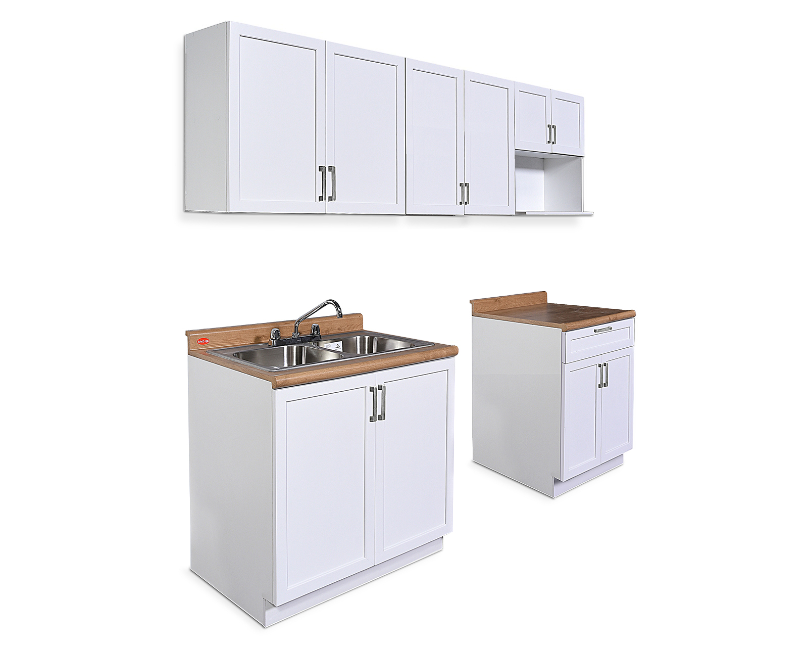 Foto 4 pulgar | Foto 3 | Cocina Integral Malta Blanca 240 cm