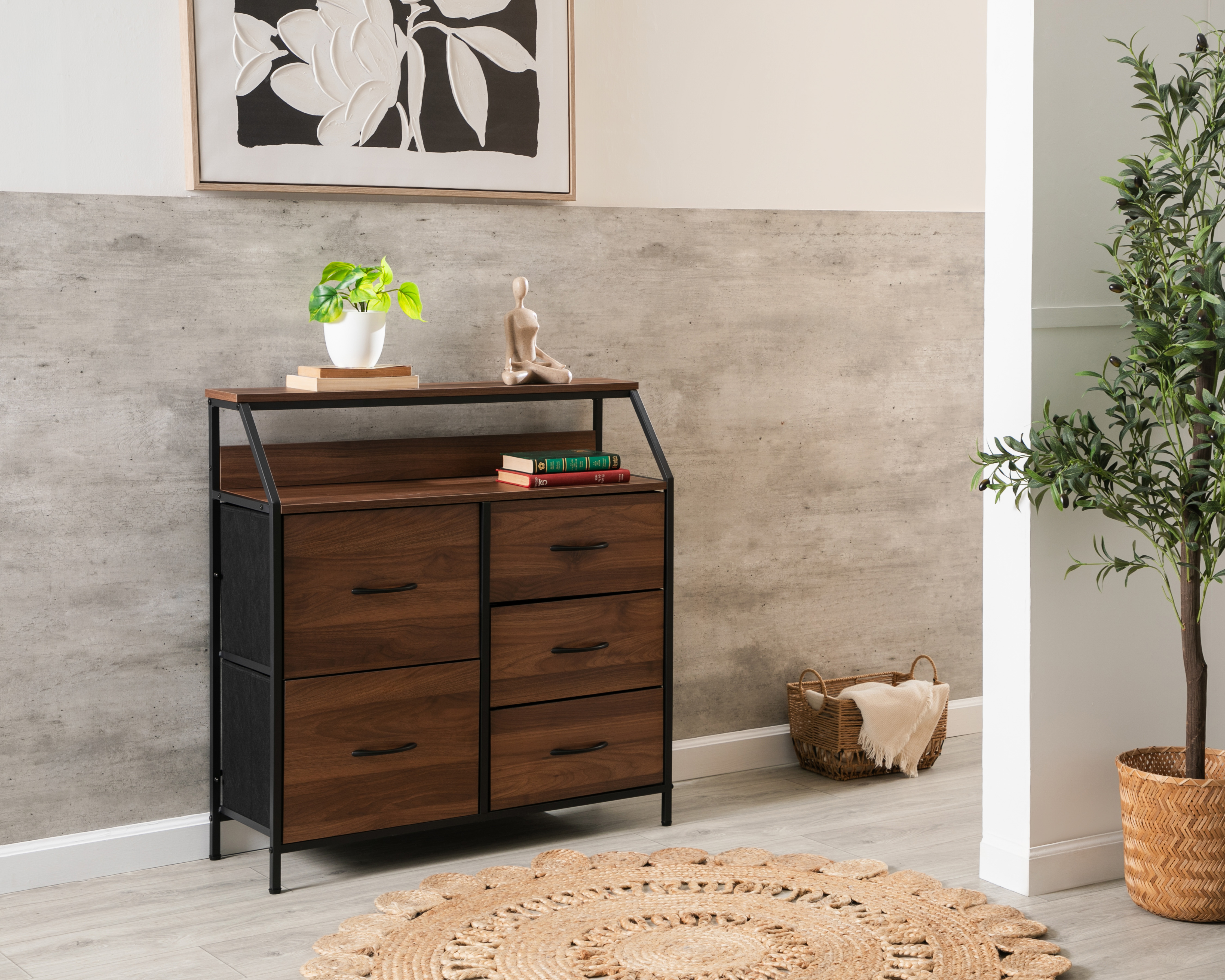 Mueble Organizador de Aglomerado +Simple Vilma Café