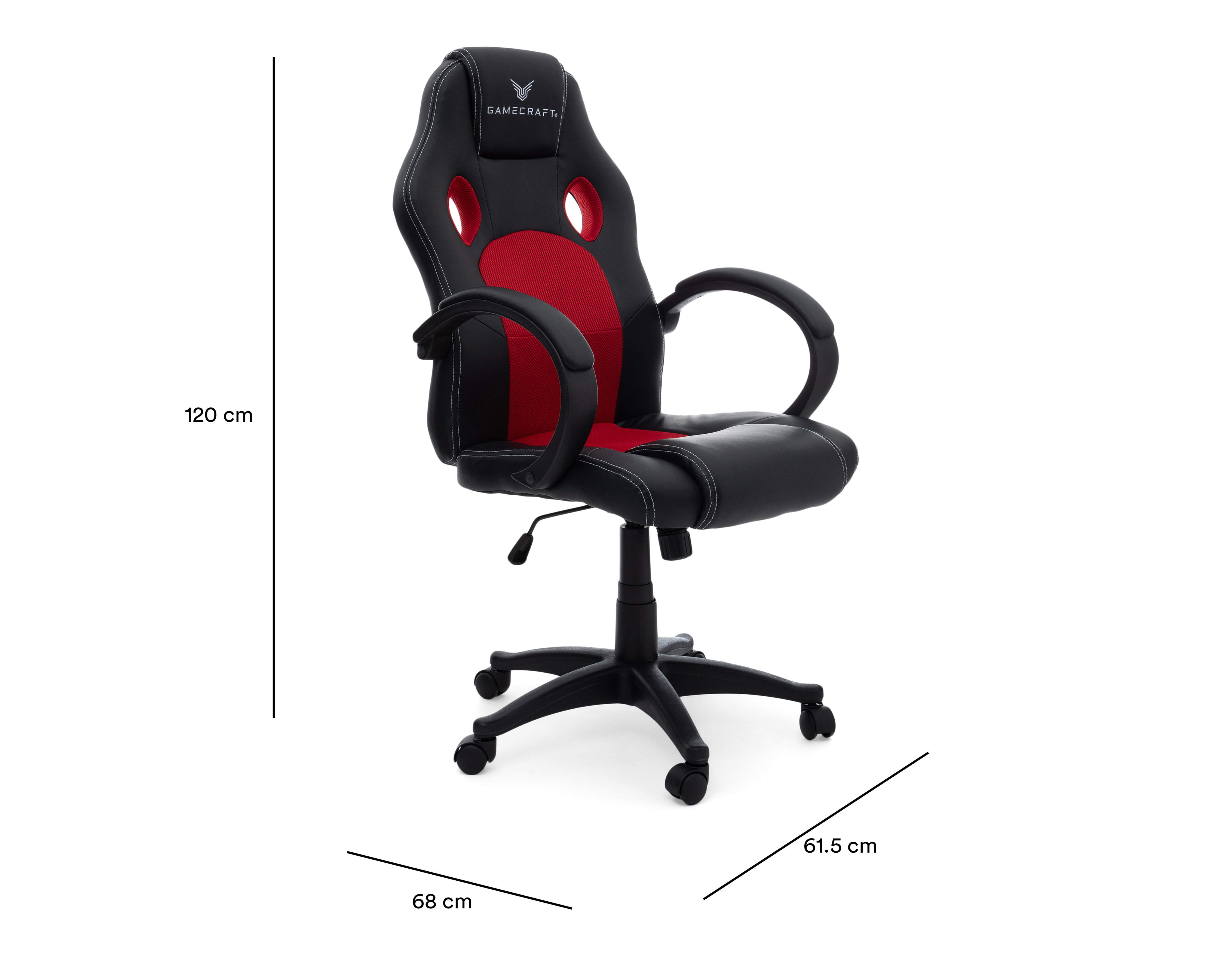 Foto 7 pulgar | Foto 6 | Silla Gamer Gamecraft Ergonómica Negra