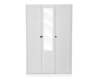 Foto 4 | Foto 4 | Ropero de Madera con Espejo CMD Muebles Montecarlo Blanco 180 cm