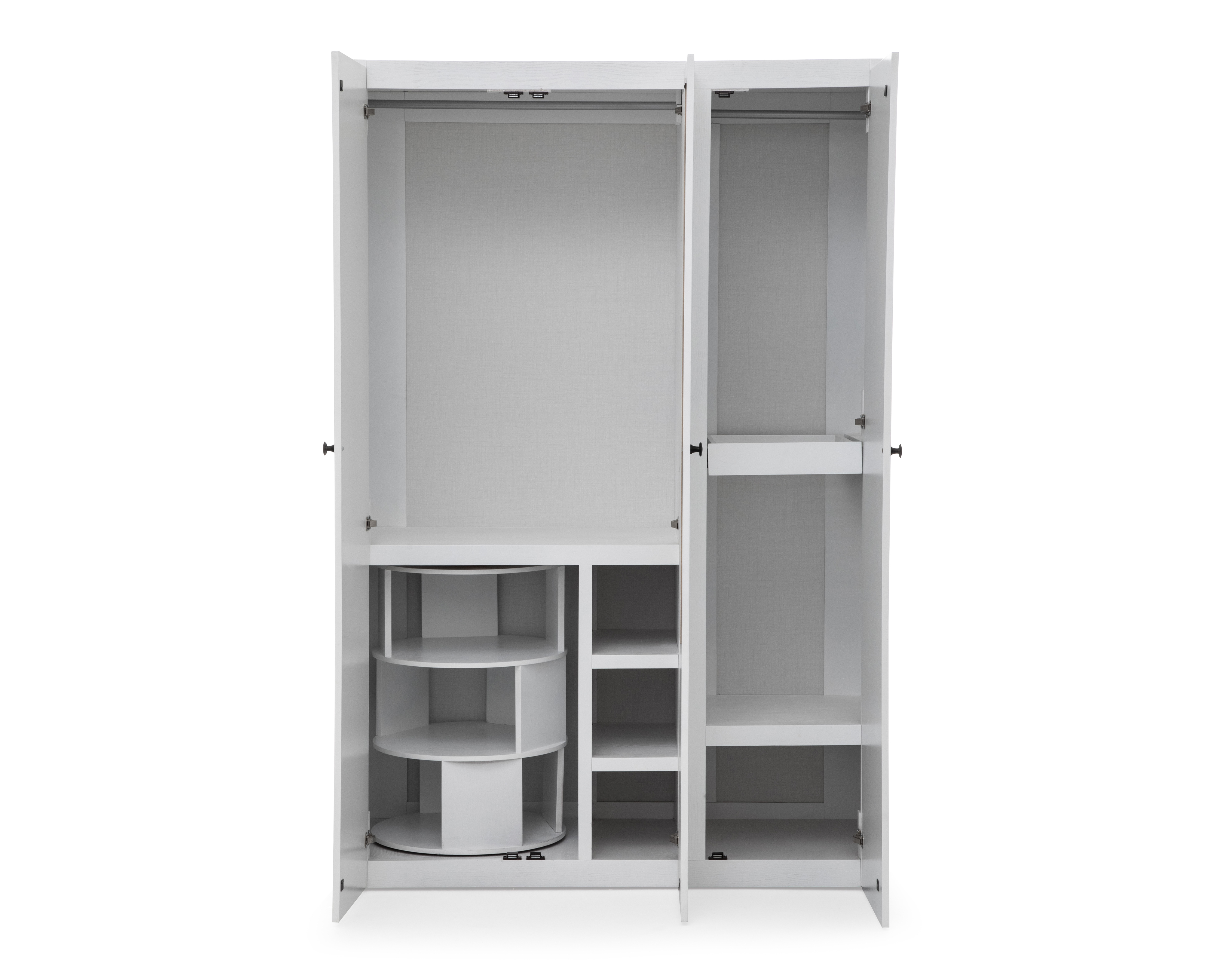 Foto 5 | Foto 5 | Ropero de Madera con Espejo CMD Muebles Montecarlo Blanco 180 cm
