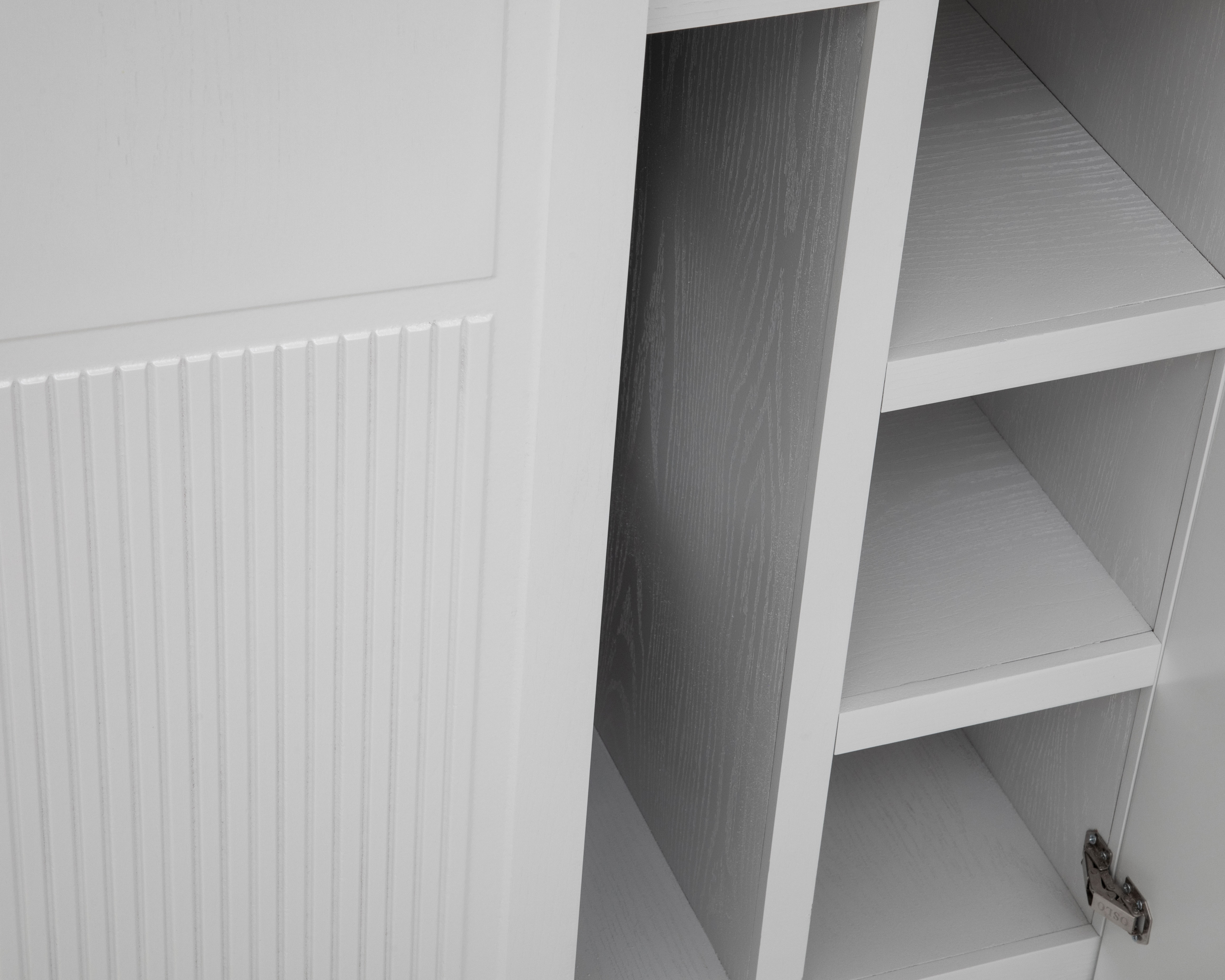 Foto 6 | Foto 6 | Ropero de Madera con Espejo CMD Muebles Montecarlo Blanco 180 cm