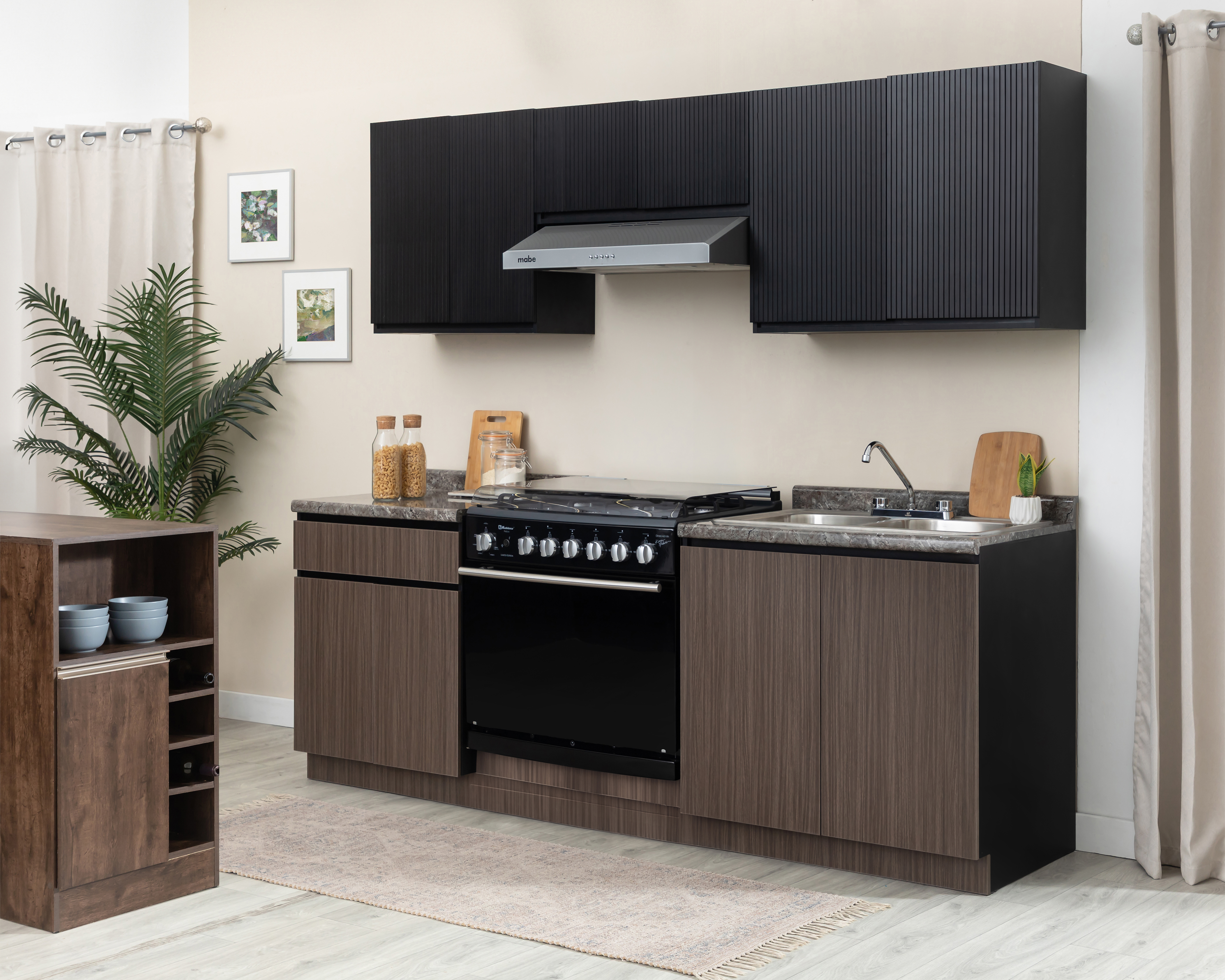 Cocina Integral Julia Café 240 cm