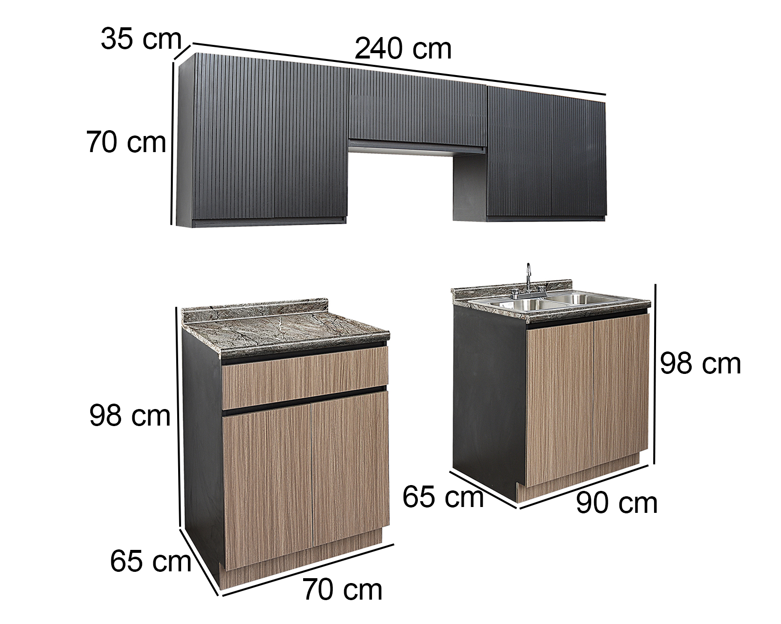 Foto 6 | Foto 6 | Cocina Integral Julia Café 240 cm