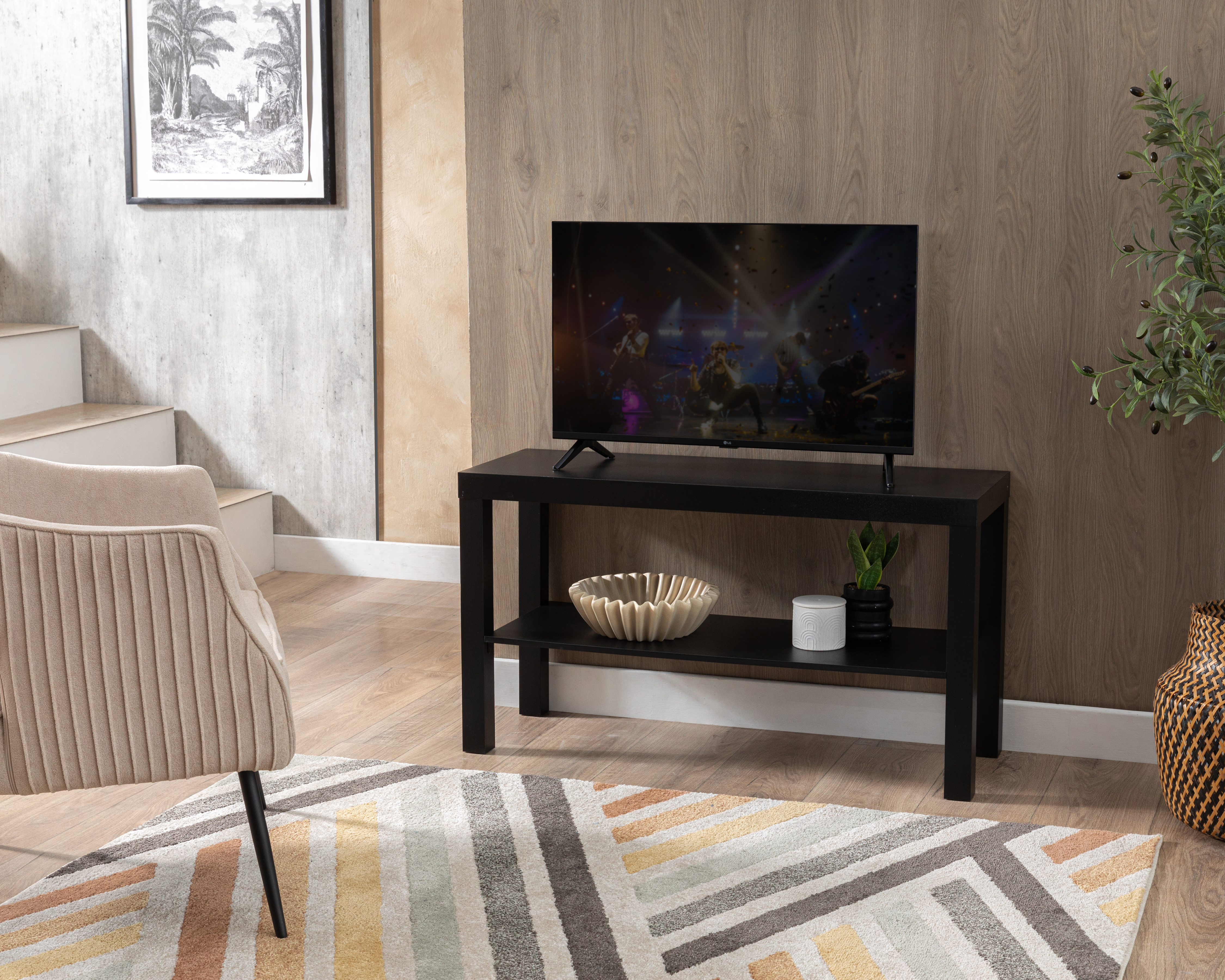 Mesa para TV Negra +Simple July