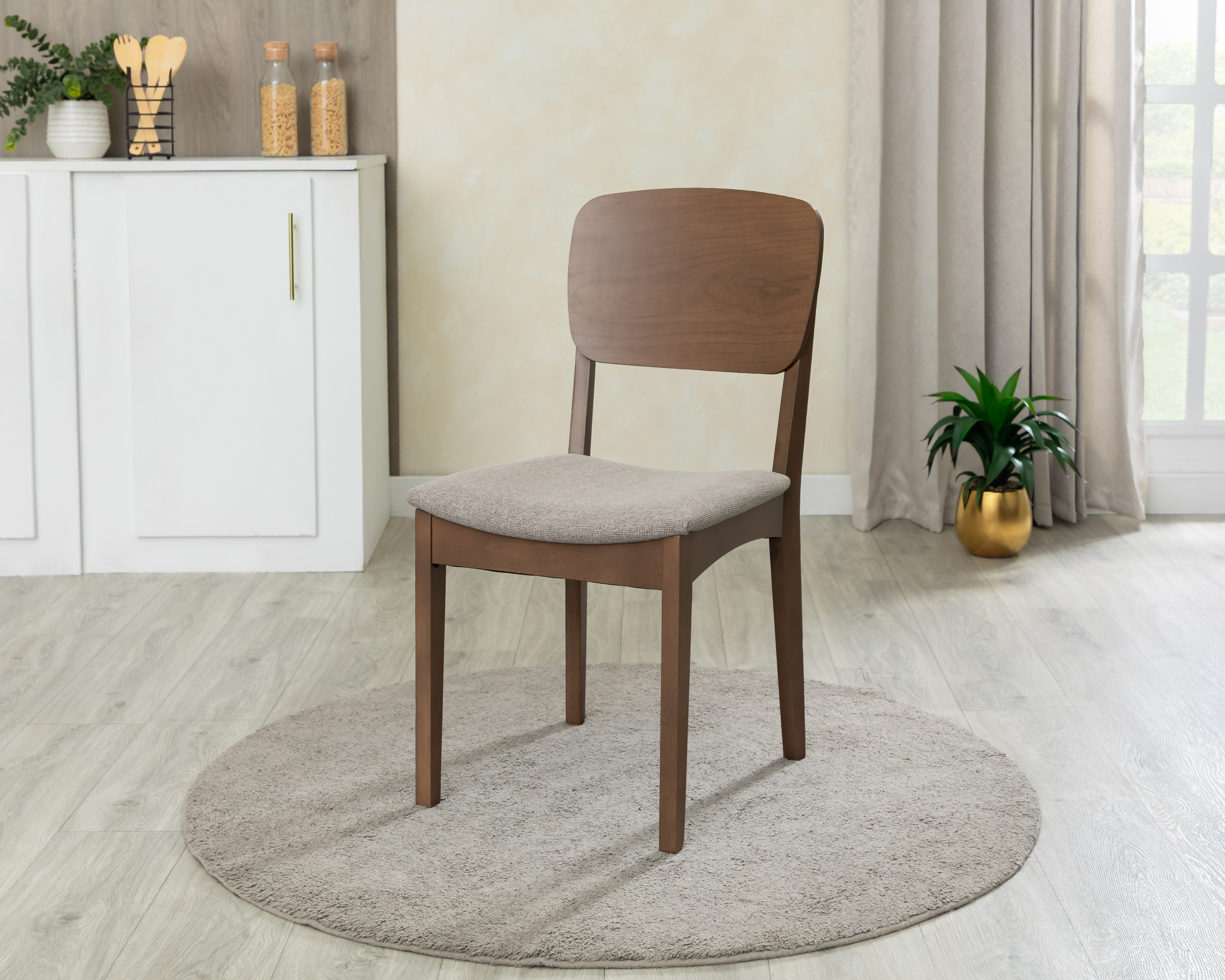 Silla de Madera Dimap Berna Nogal