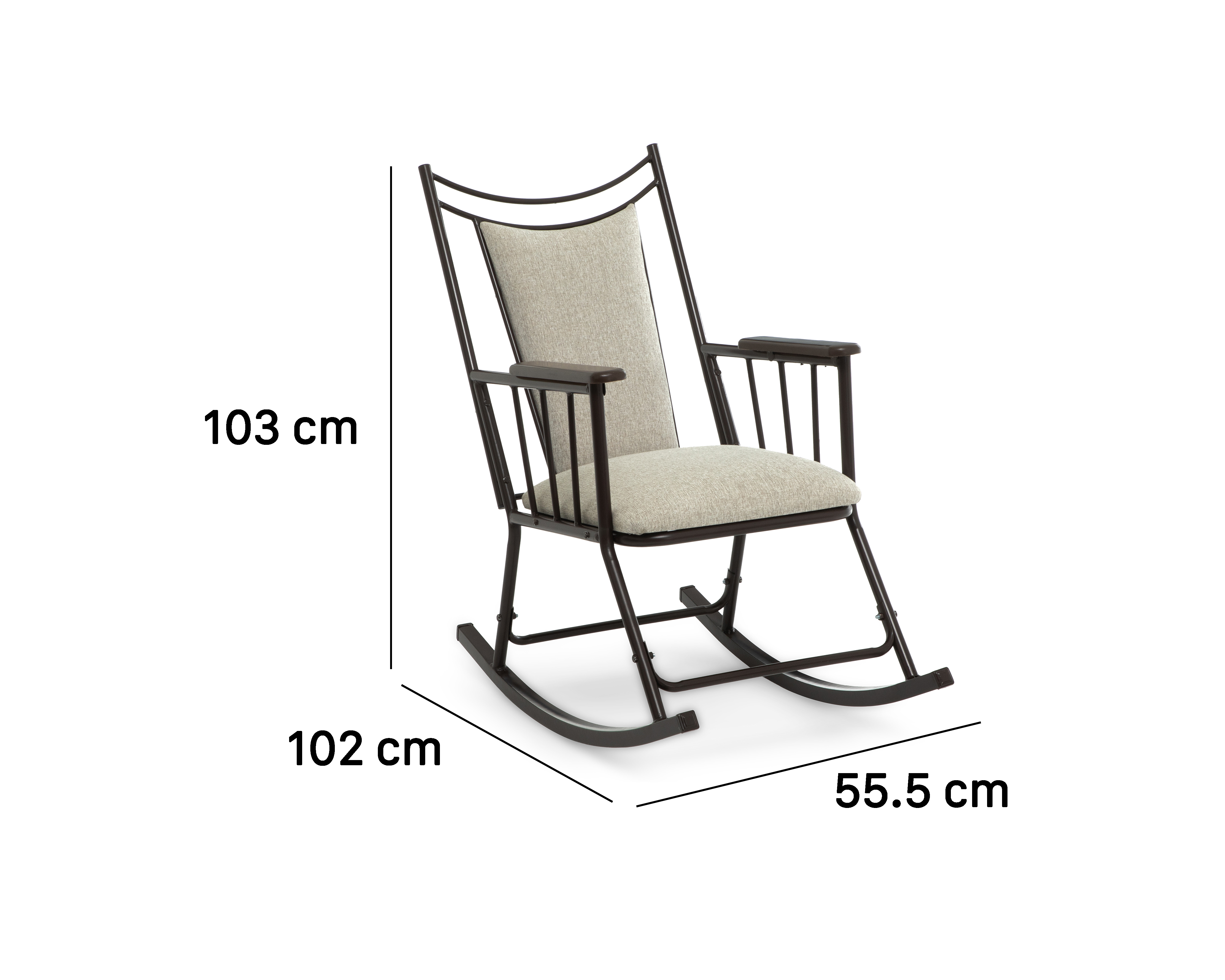 Foto 7 pulgar | Foto 6 | Silla Mecedora Tubular La Tapatía Bellona II