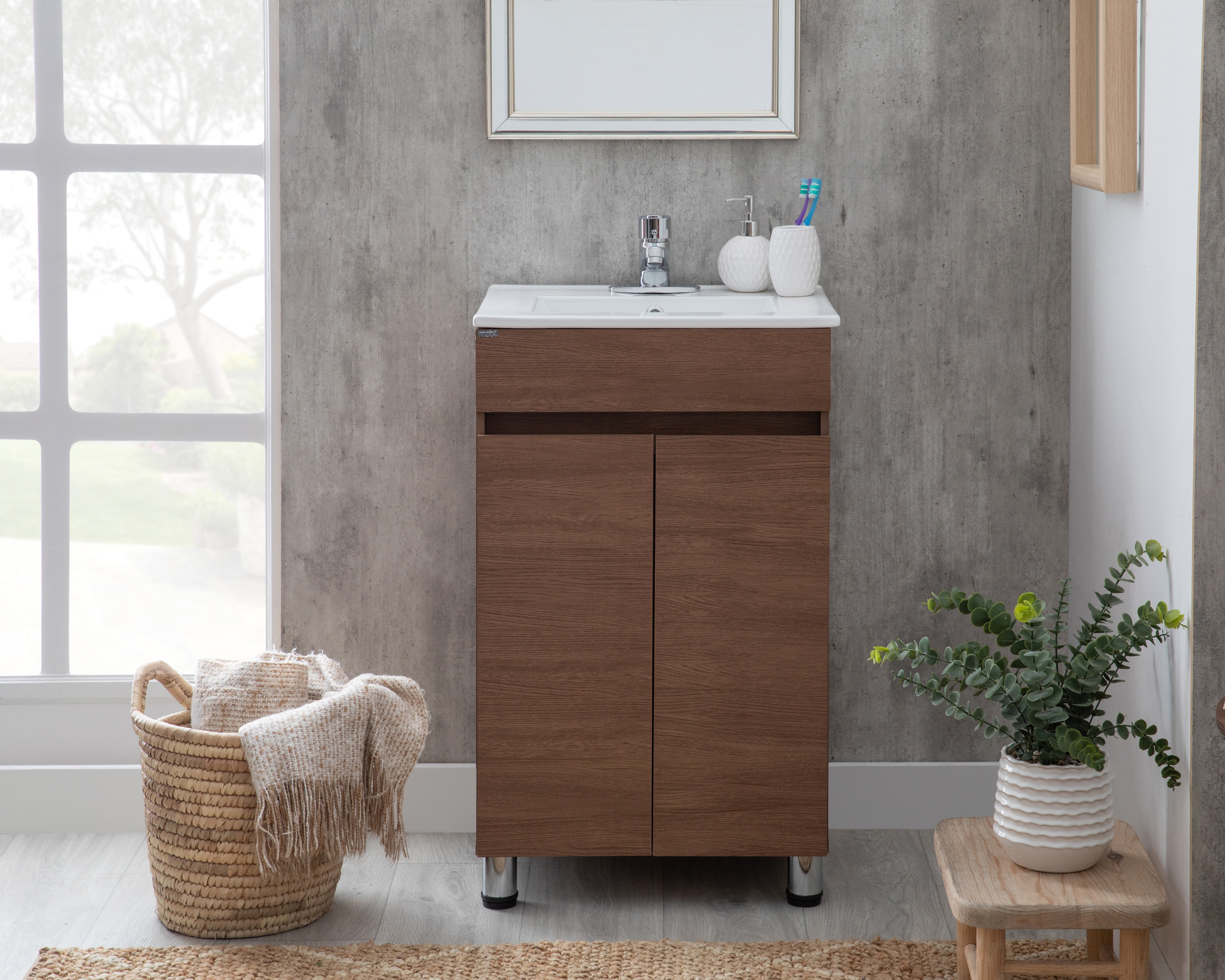 Mueble para Baño Mobi Dakota Nogal