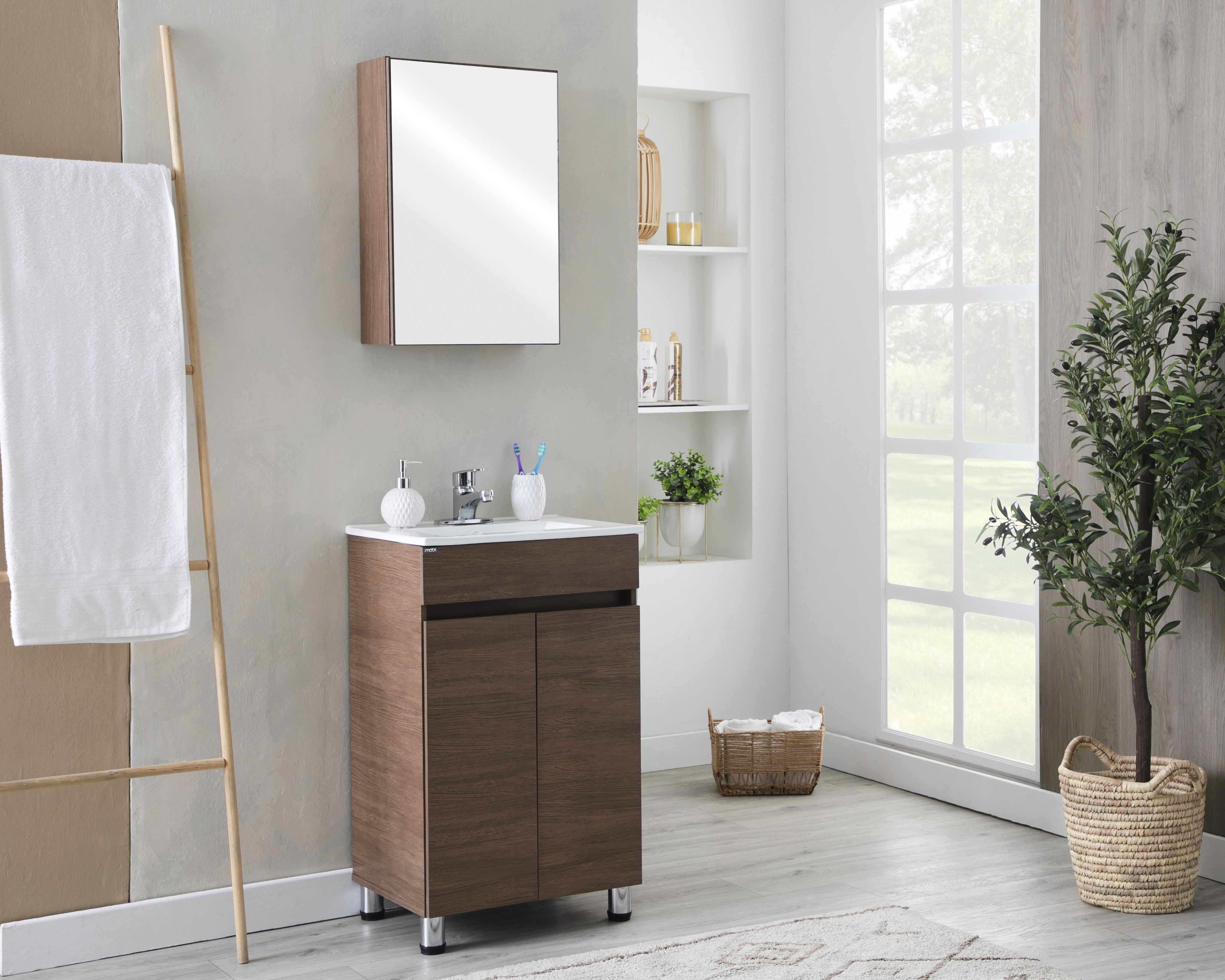 Foto 6 | Foto 6 | Mueble para Baño Mobi Dakota Nogal