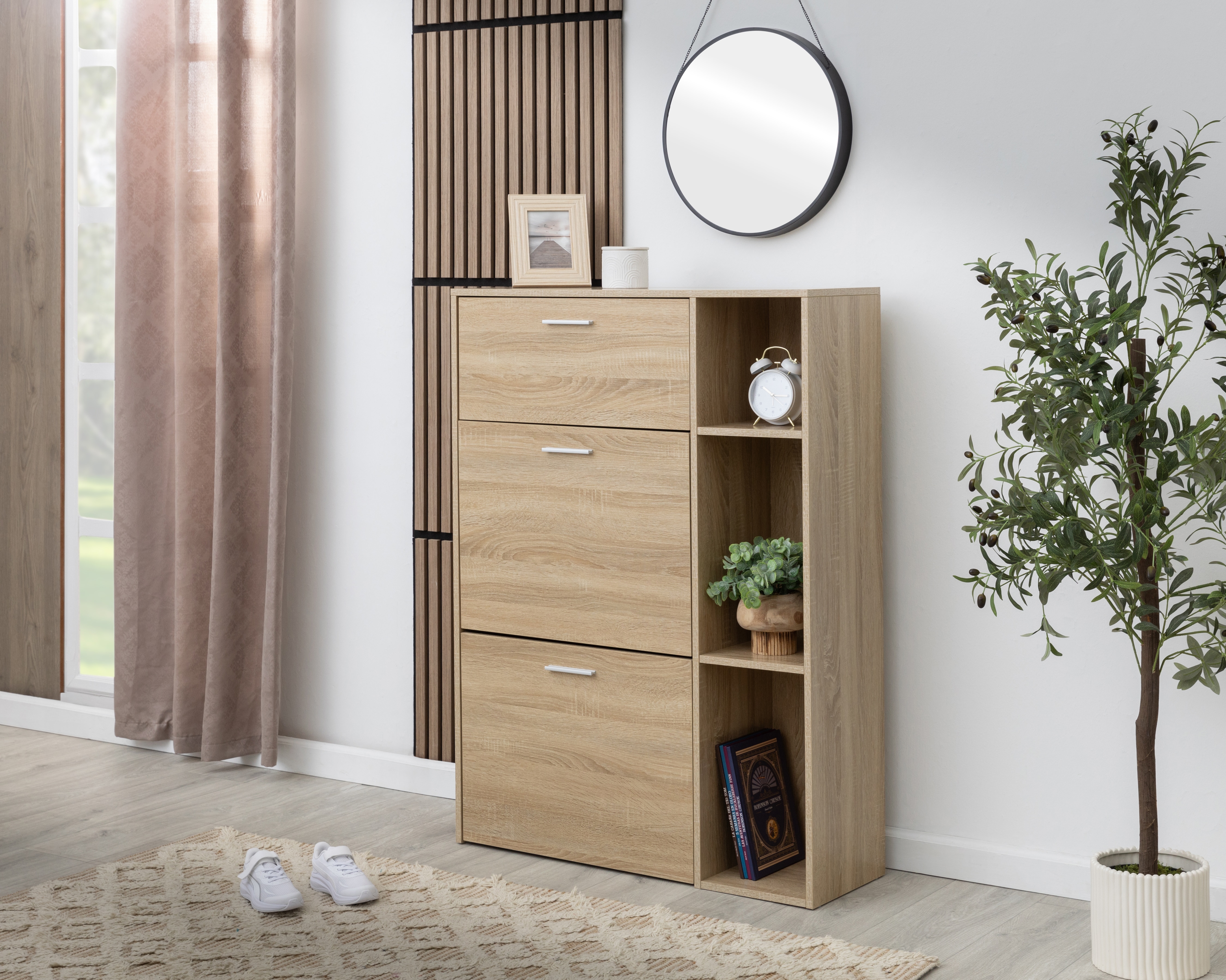 Zapatera de Madera +Simple Adelina 12 Pares