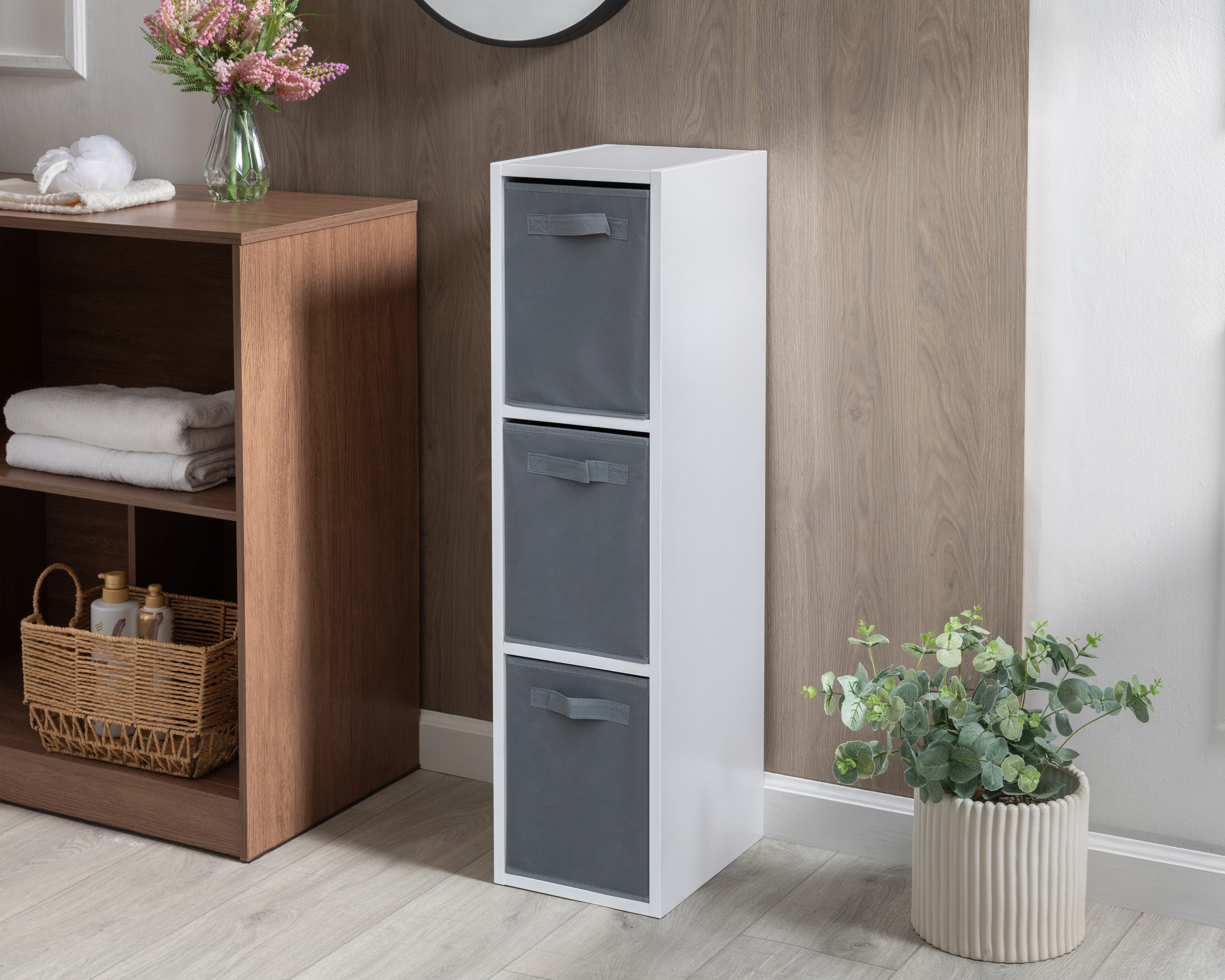 Foto 1 | Foto 1 | Mueble Organizador de Madera +Simple Thiago Blanco