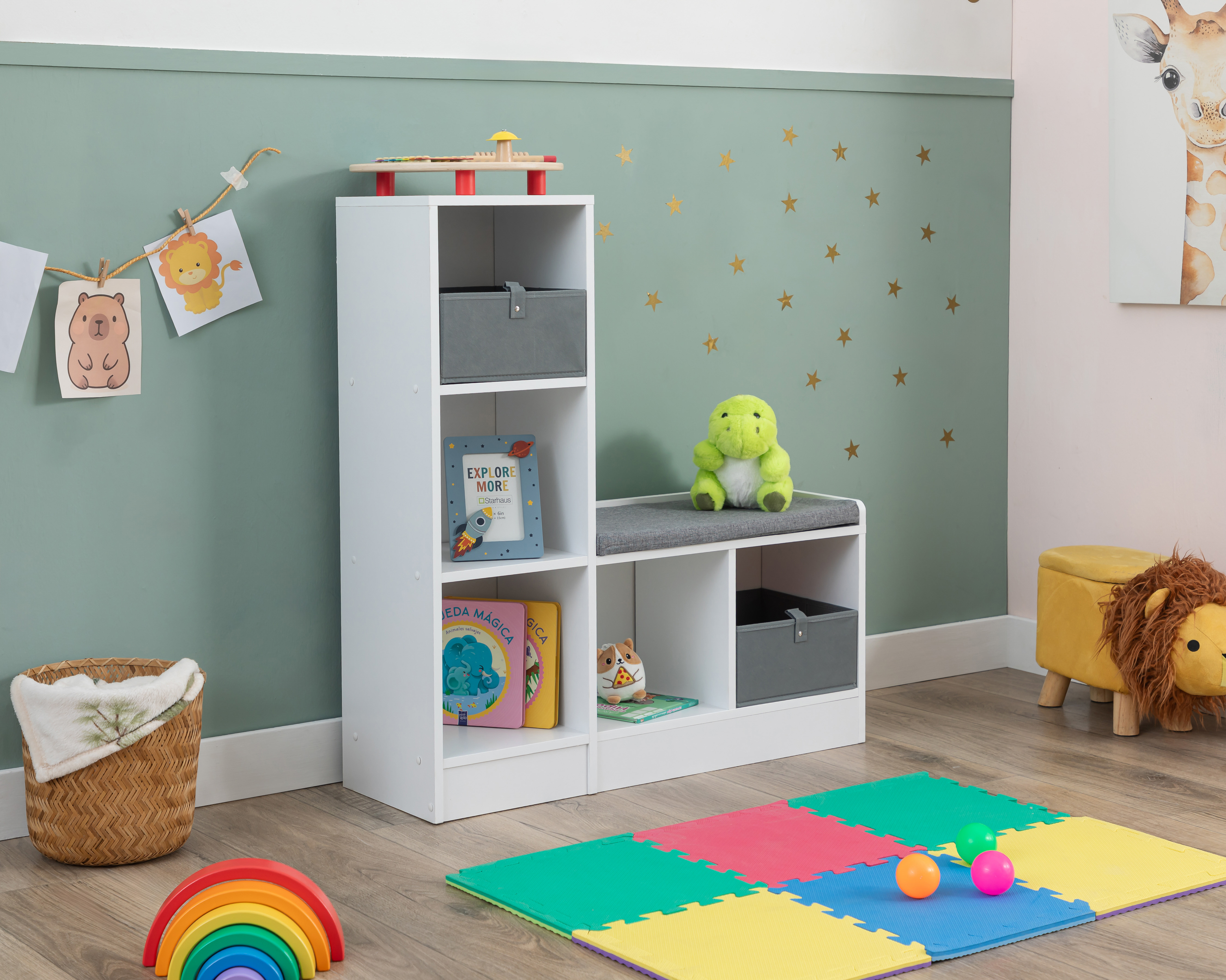 Foto 2 pulgar | Foto 1 | Juguetero Organizador +Simple Aldo Blanco