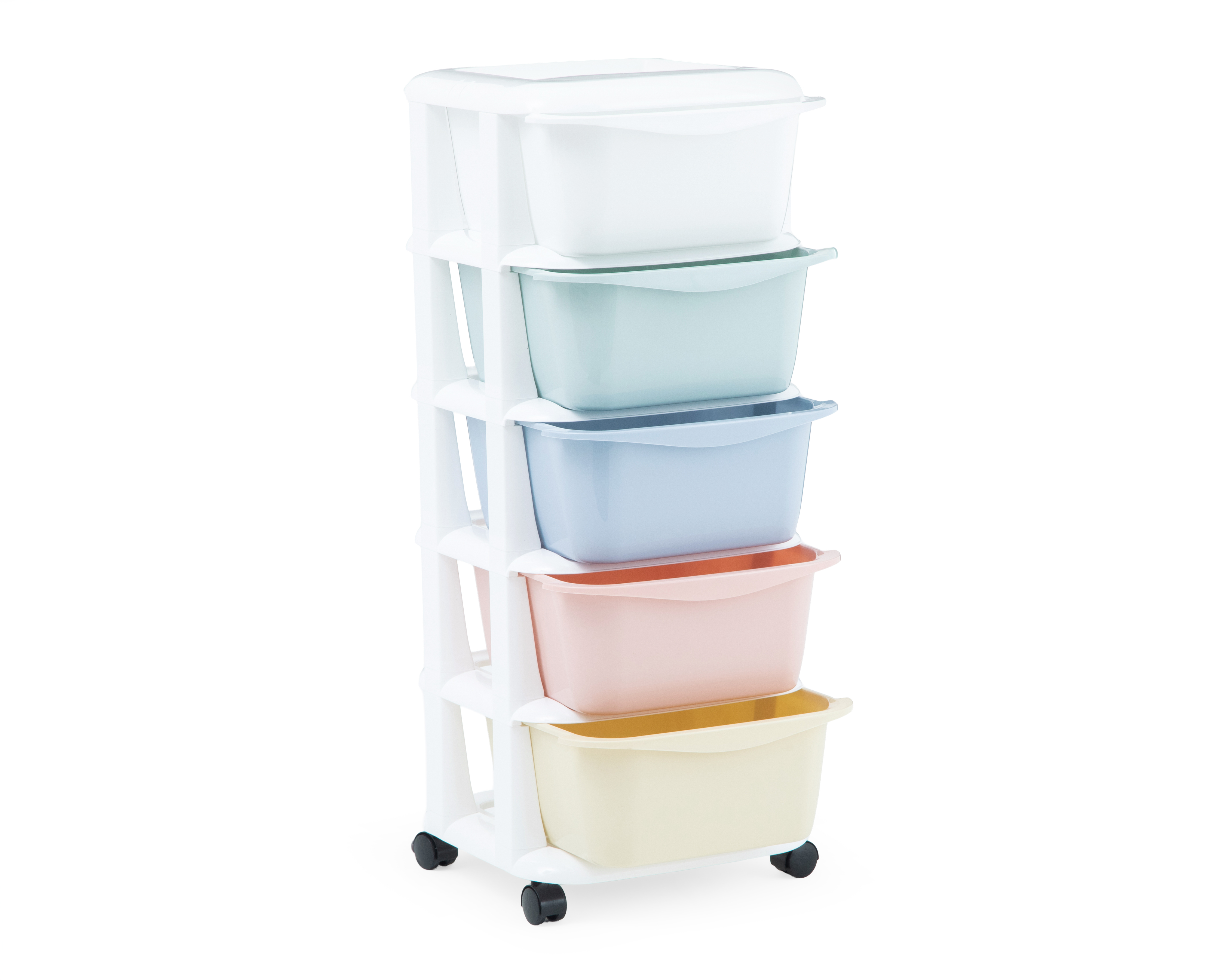 Foto 4 pulgar | Foto 3 | Carrito Multiusos de Plástico +Simple Kiara Multicolor