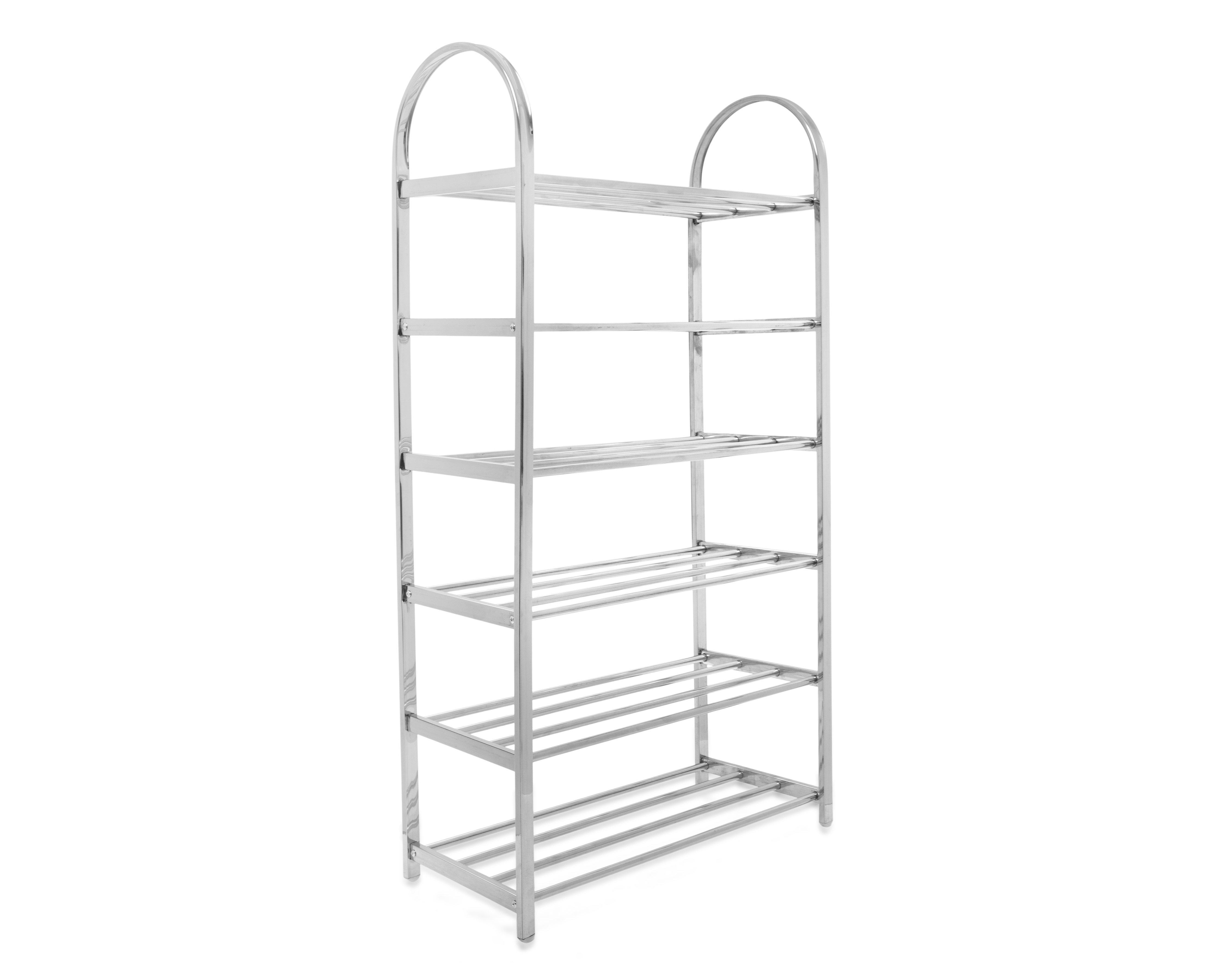 Foto 2 | Foto 2 | Zapatera de Metal +Simple Praga Plateada