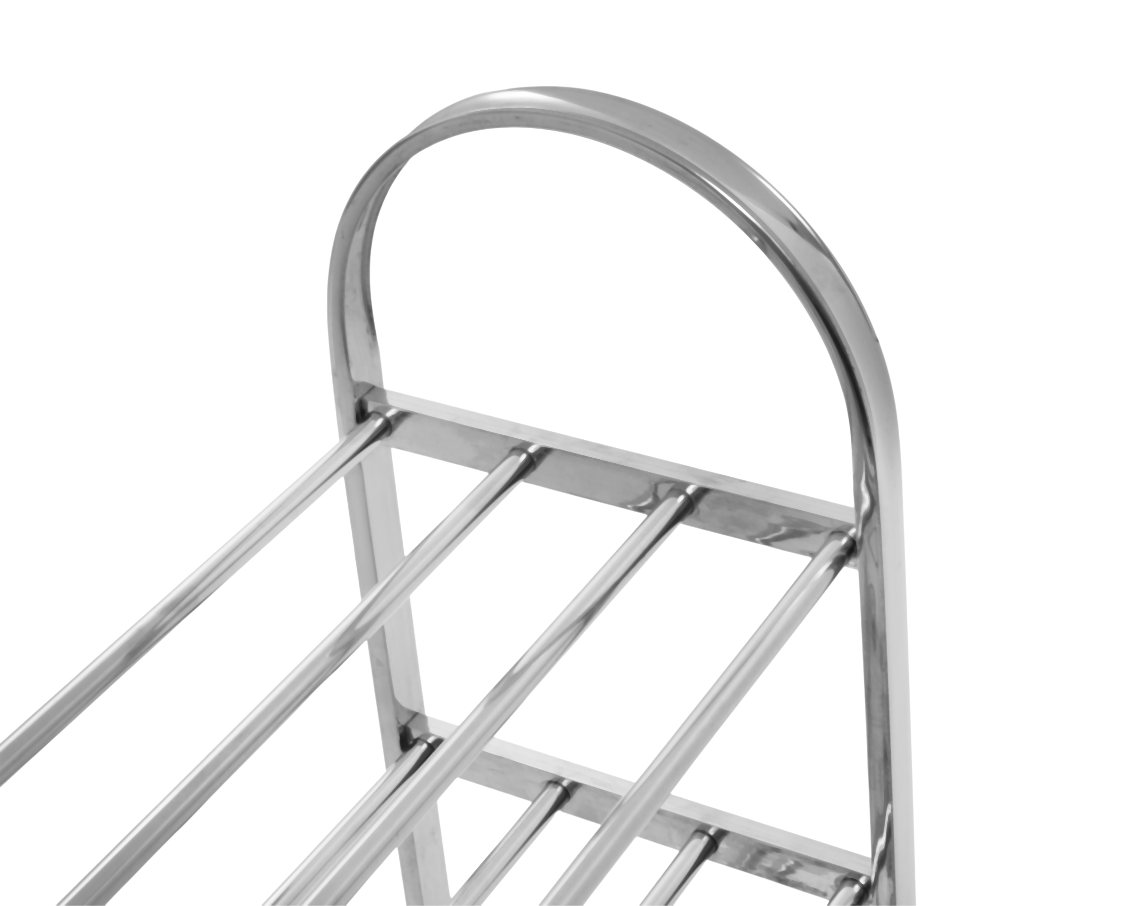 Foto 6 pulgar | Foto 5 | Zapatera de Metal +Simple Praga Plateada