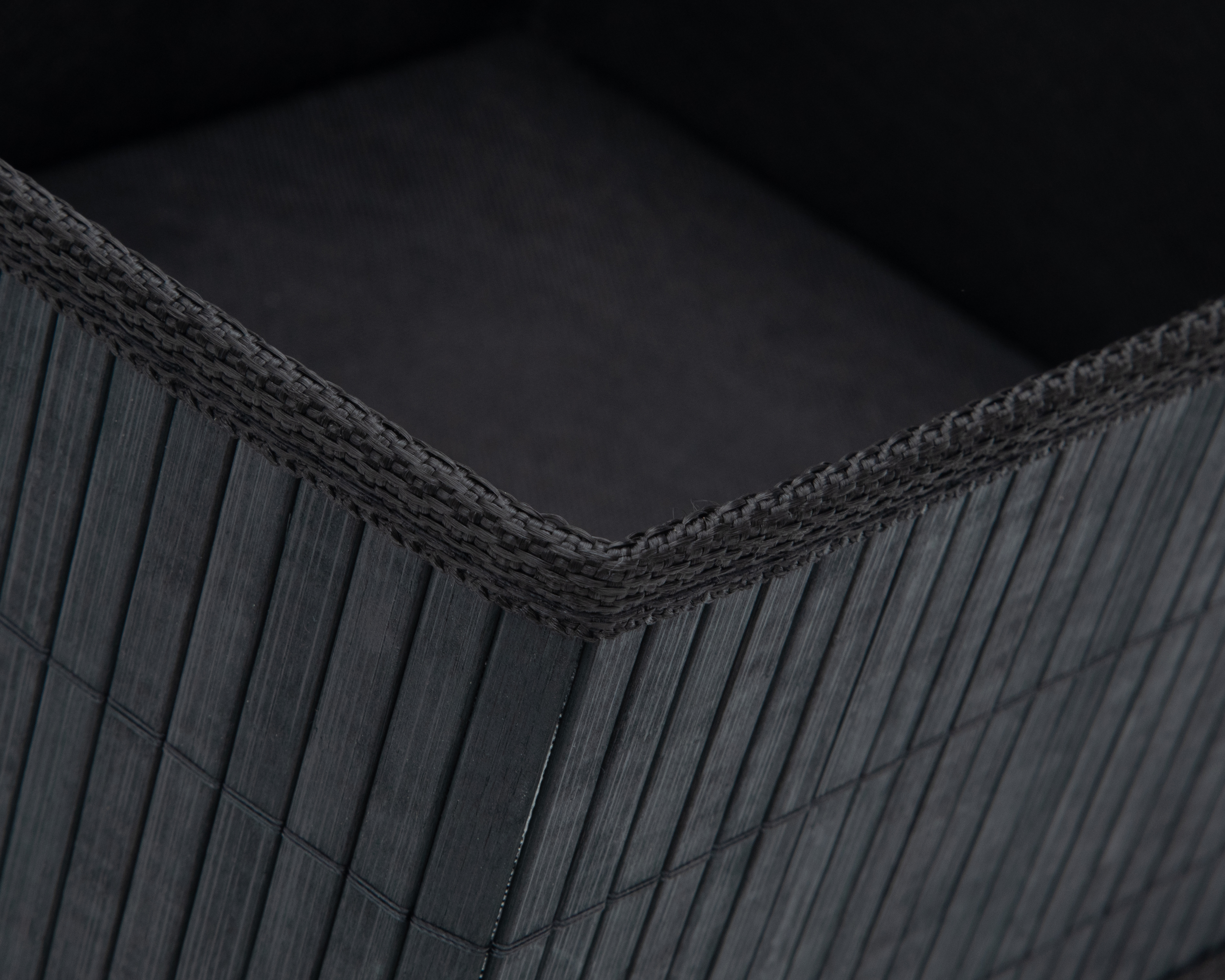 Foto 6 pulgar | Foto 5 | Organizador de Bambú +Simple Olivia Negra 3 Piezas