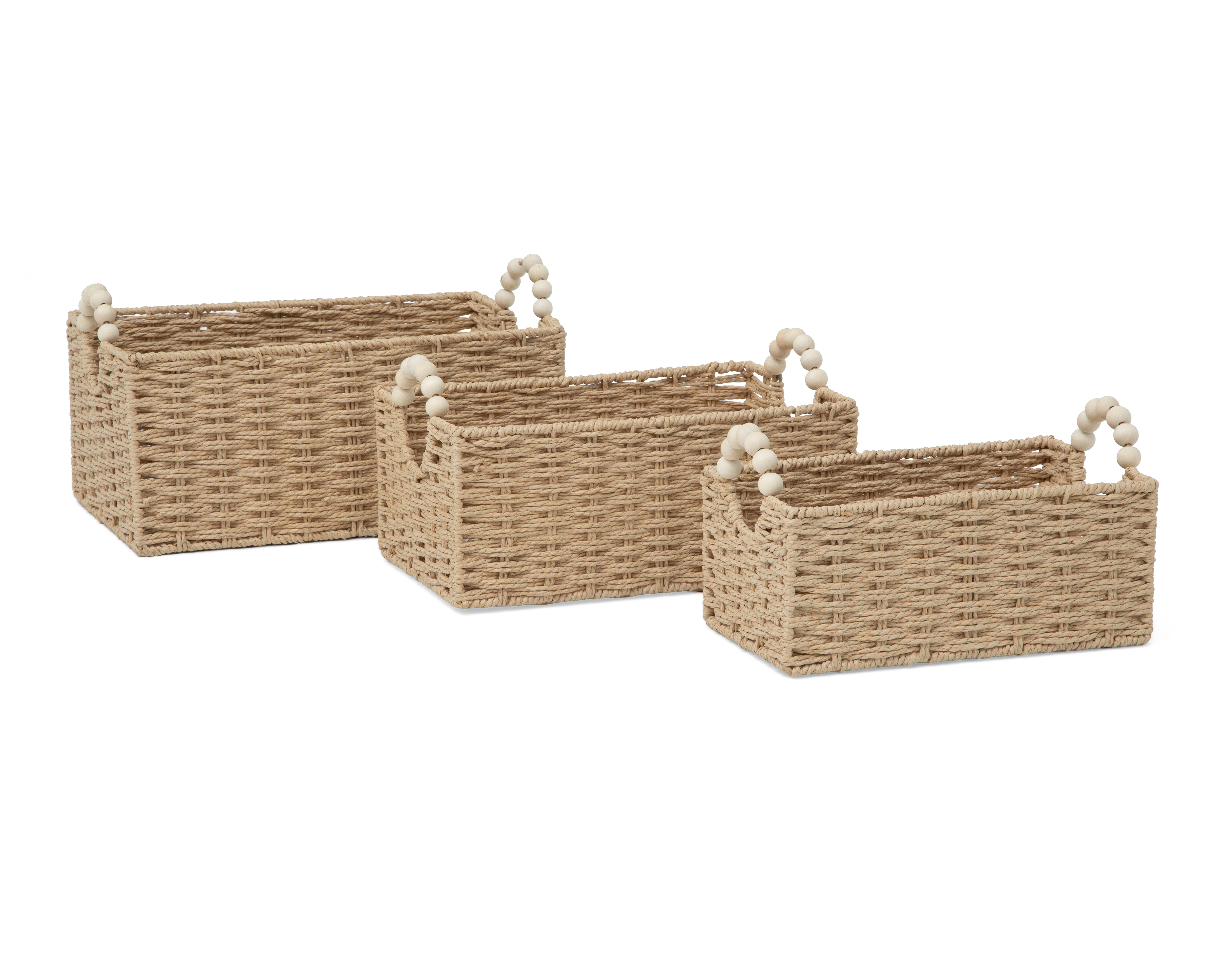 Foto 1 | Foto 1 | Canasta de Papel Chloe +Simple 3 Piezas