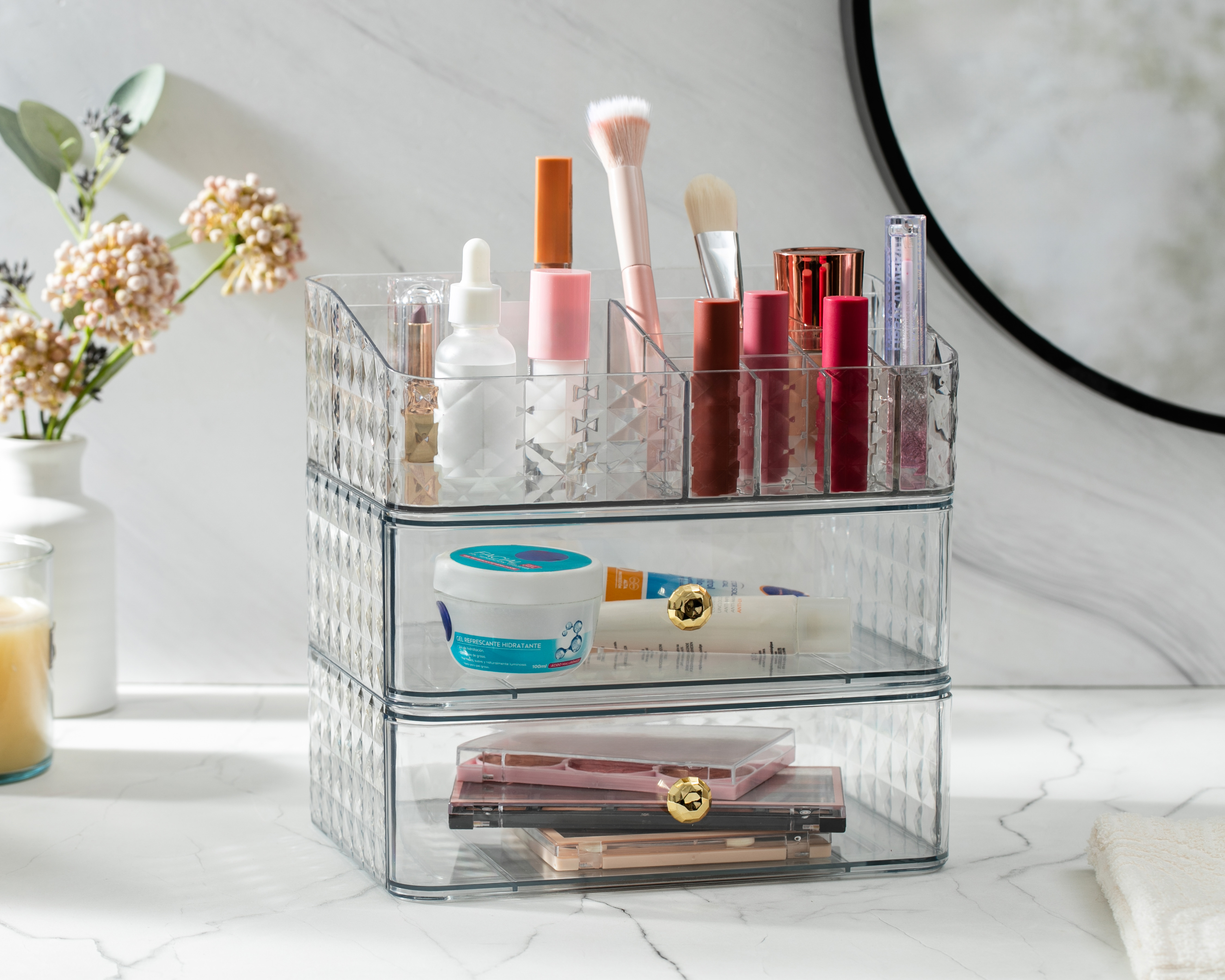 Foto 7 pulgar | Foto 6 | Organizador para Baño +Simple Clara Transparente