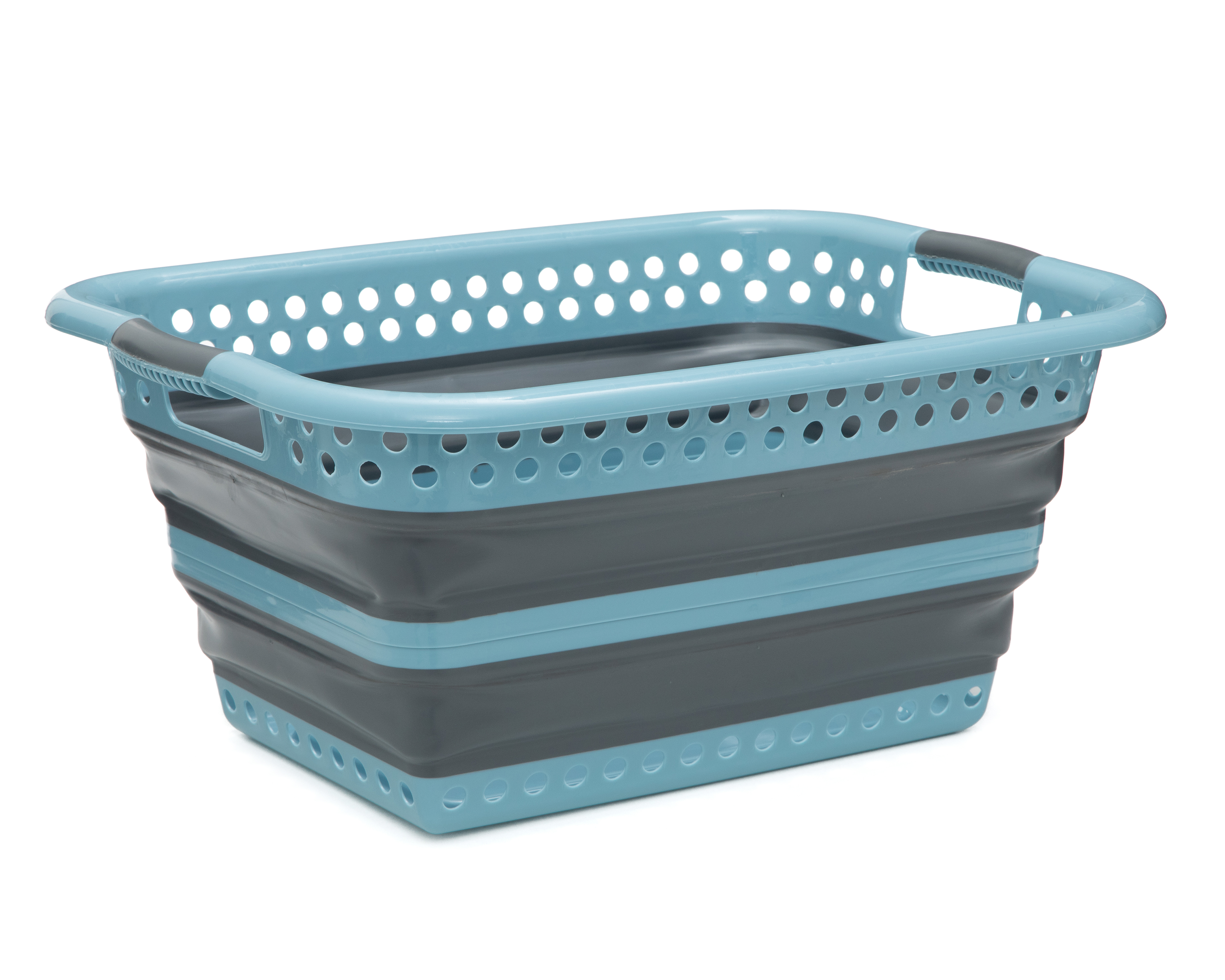 Foto 2 pulgar | Foto 1 | Cesto de Lavandería +Simple Azul