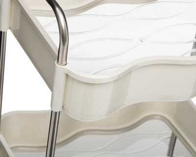 Foto 3 | Foto 3 | Carrito Multiusos de Plástico +Simple Monarca Blanco