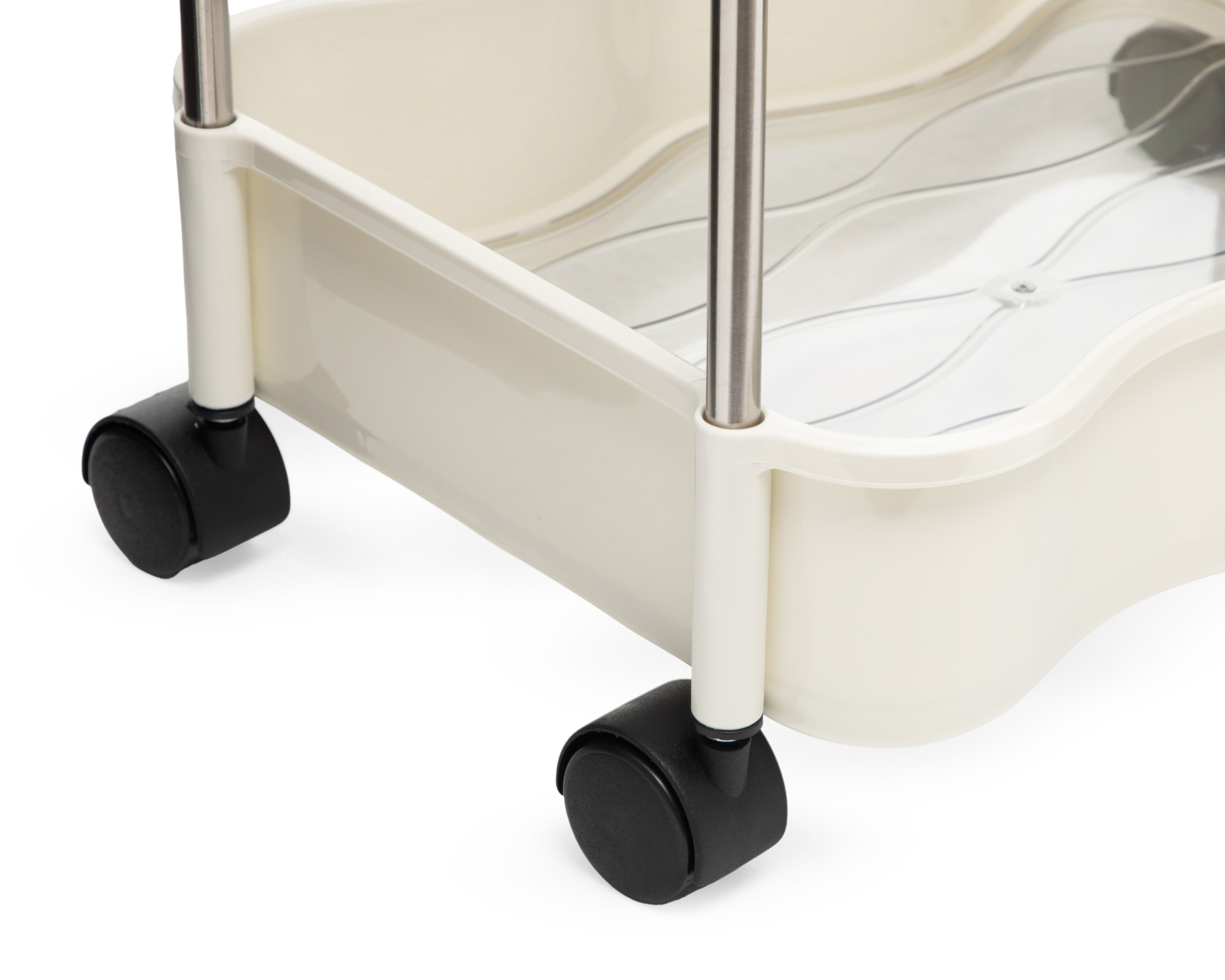 Foto 5 pulgar | Foto 4 | Carrito Multiusos de Plástico +Simple Monarca Blanco