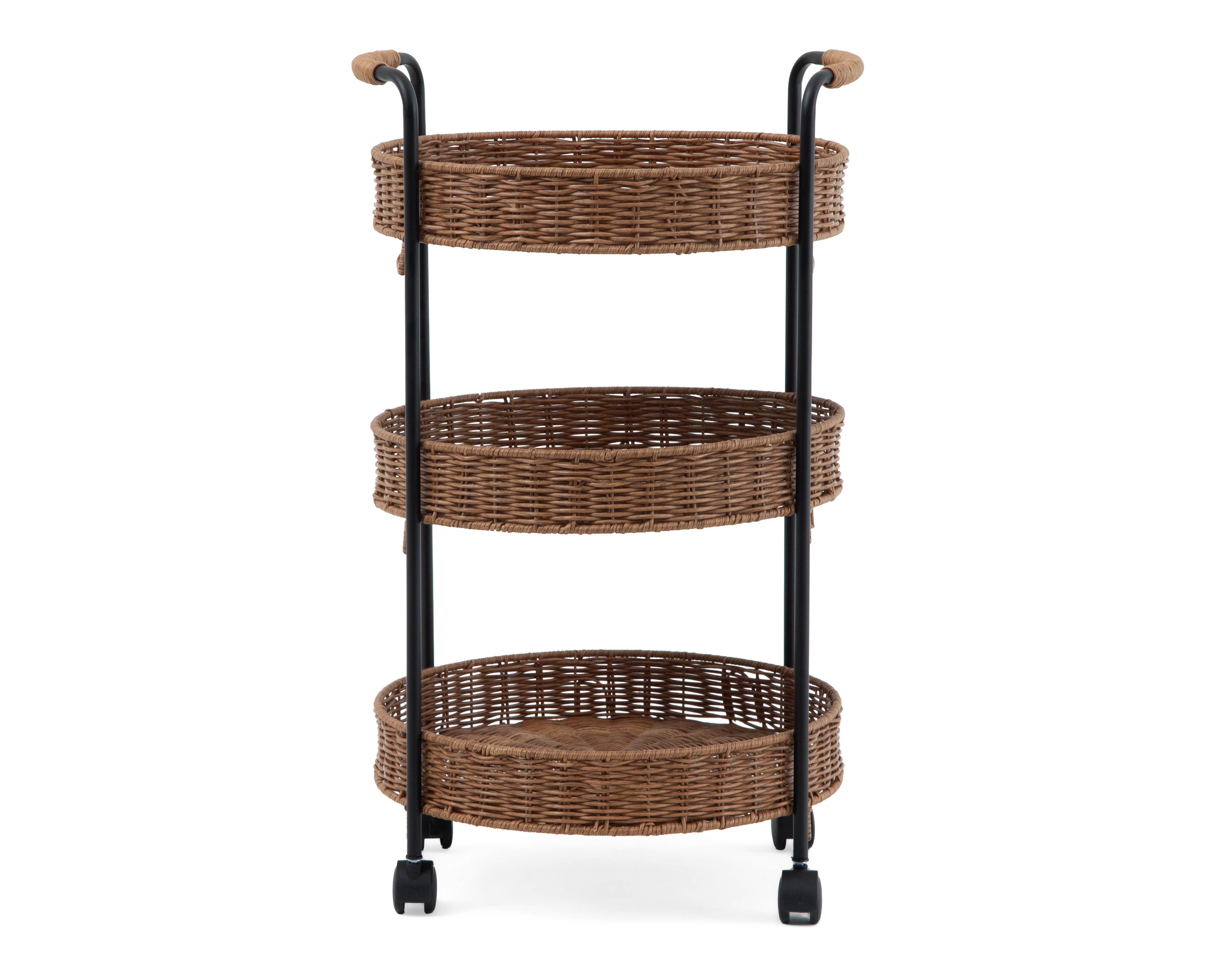 Foto 3 pulgar | Foto 2 | Carrito Multiusos de Plástico y Metal +Simple Gael con Ruedas