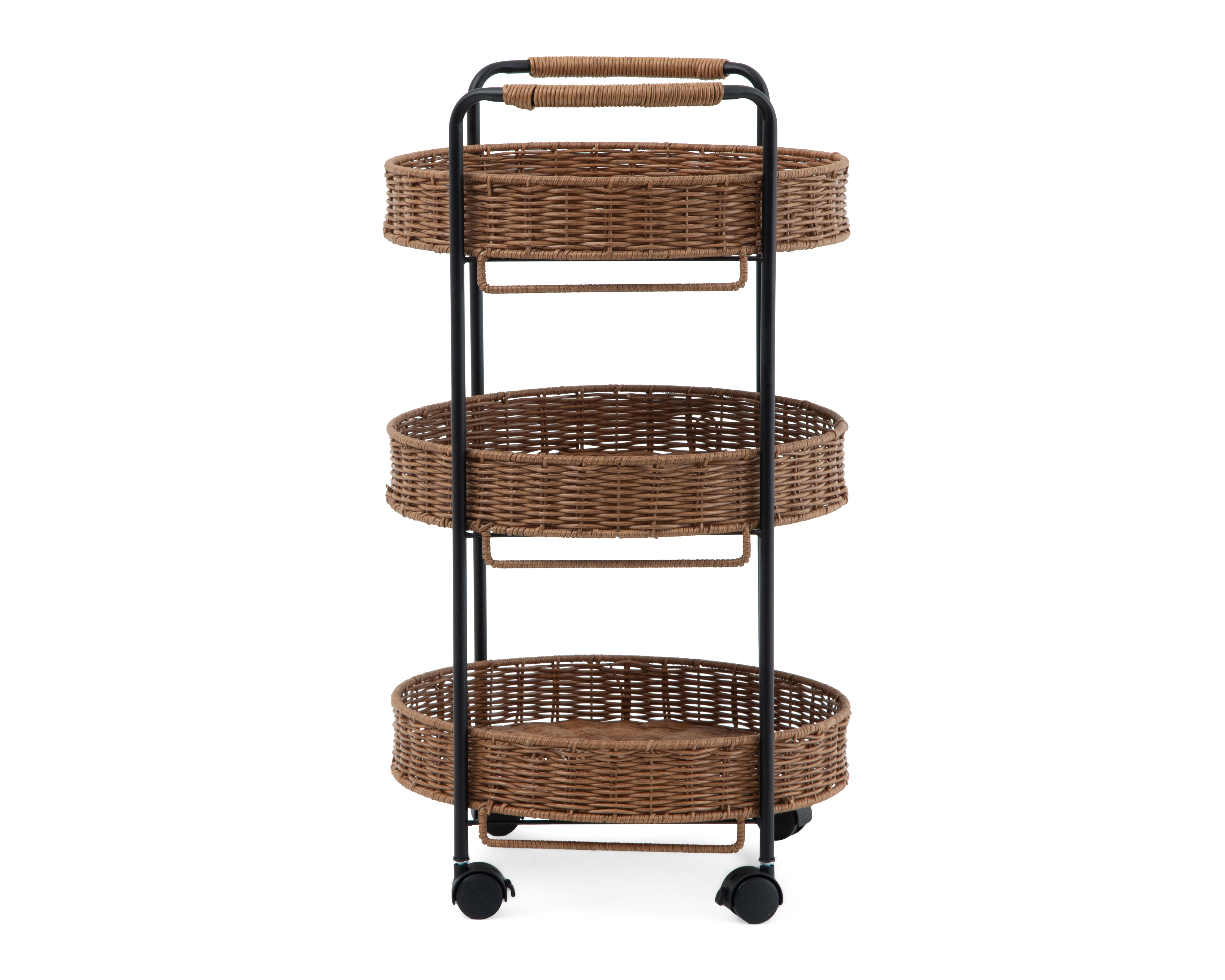 Foto 4 pulgar | Foto 3 | Carrito Multiusos de Plástico y Metal +Simple Gael con Ruedas